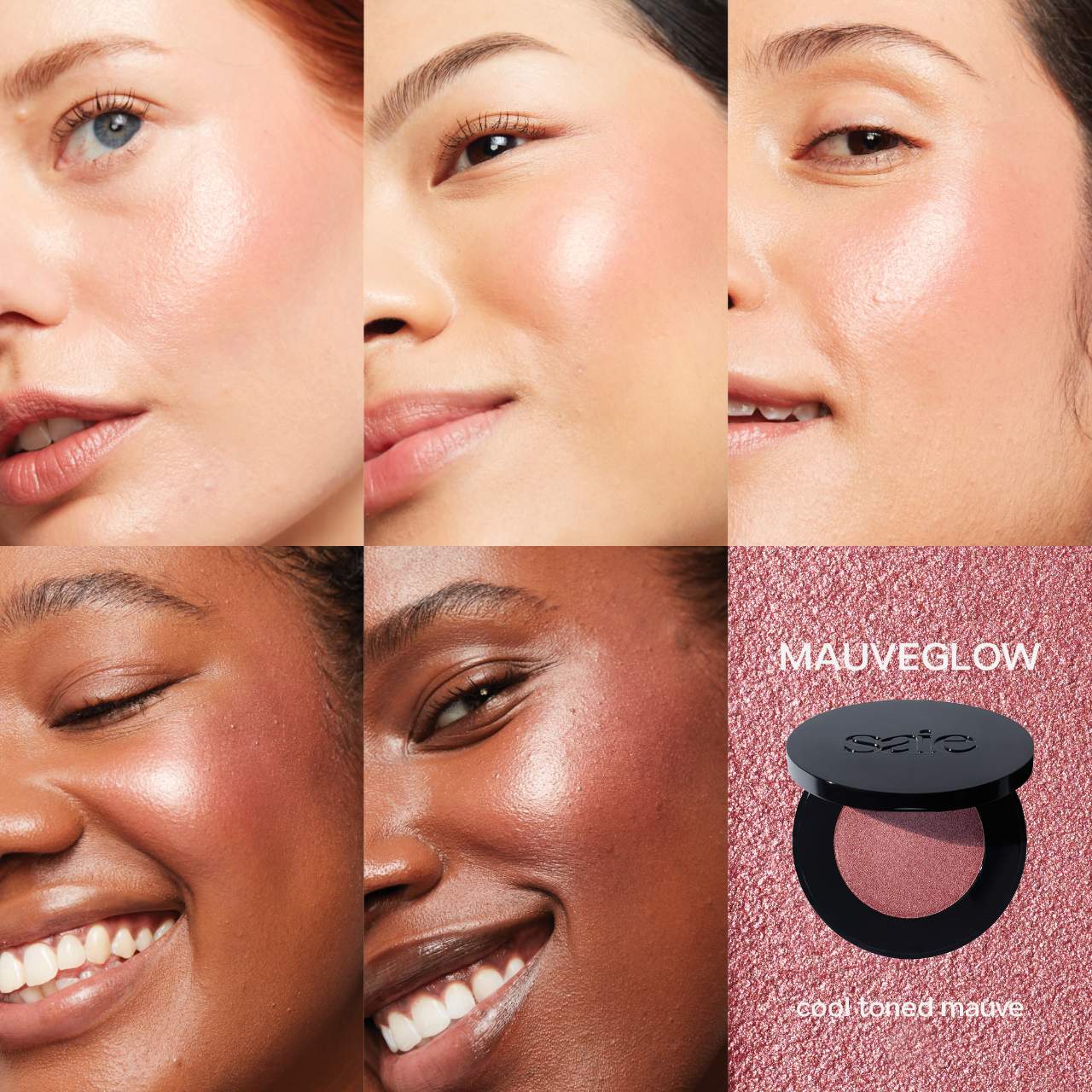 Saie -Glow Sculpt Multi-Use Cream Highlighting Blush- tono MAUVEGLOW