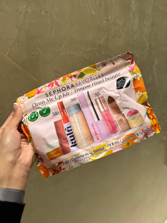 Sephora Favorites 
Clean Me Up Makeup and Skincare Value Set