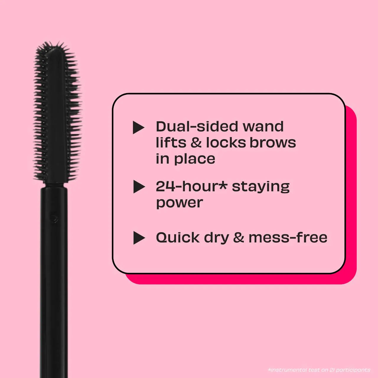 Benefit Cosmetics 
Mini 24-HR Brow Setter Clear Brow Gel with Lamination Effect 3.5ml