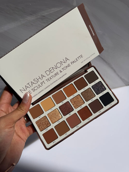 NATASHA DENONA Eye Sculpt Texture & Tone Eyeshadow Palette- DRAMATIC