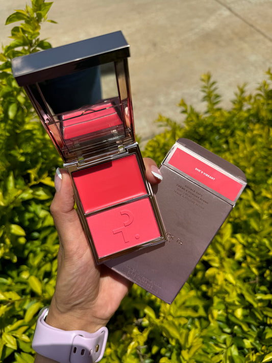 Double Take Crème & Powder Blush Patrick Ta SHE’S VIBRANT