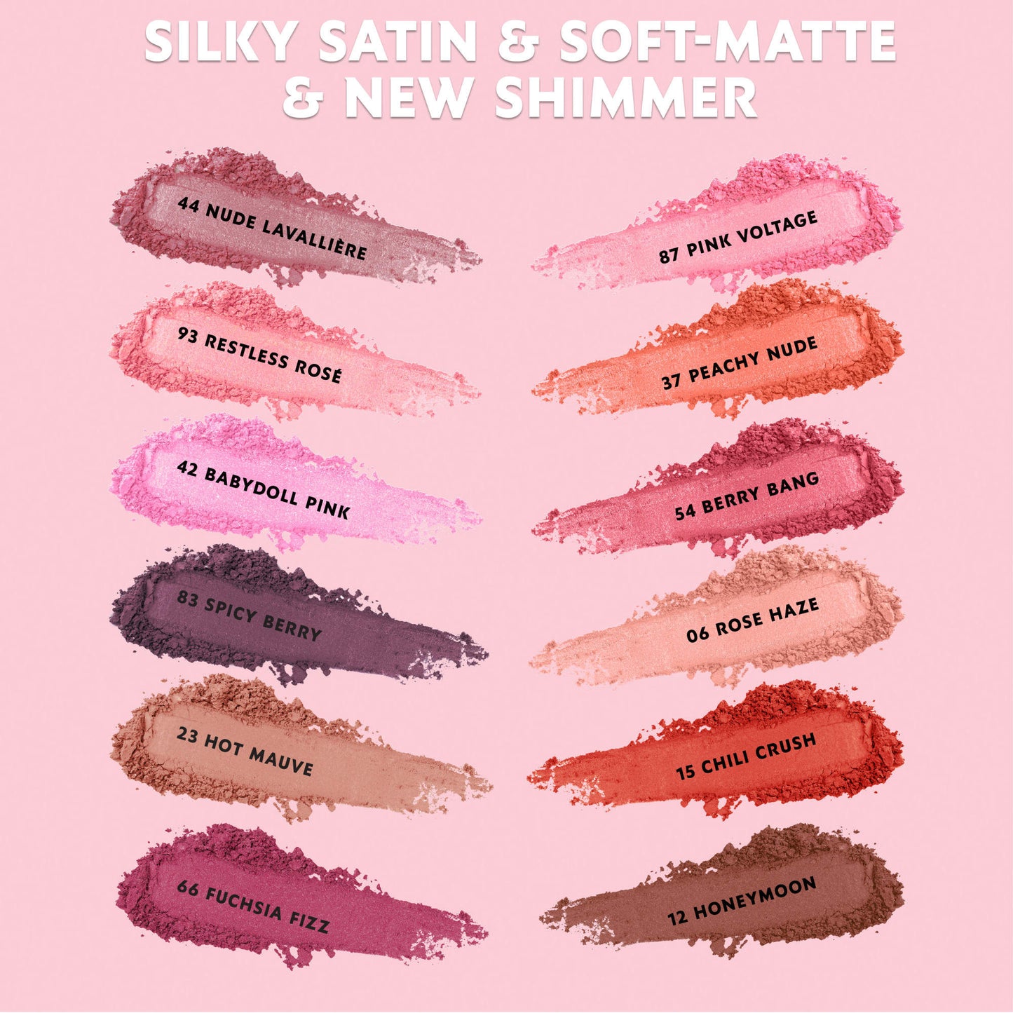 Make me Blush 24H Biuldable Blurring Powder Blush YSL- 66 FUCHSIA FIZZ