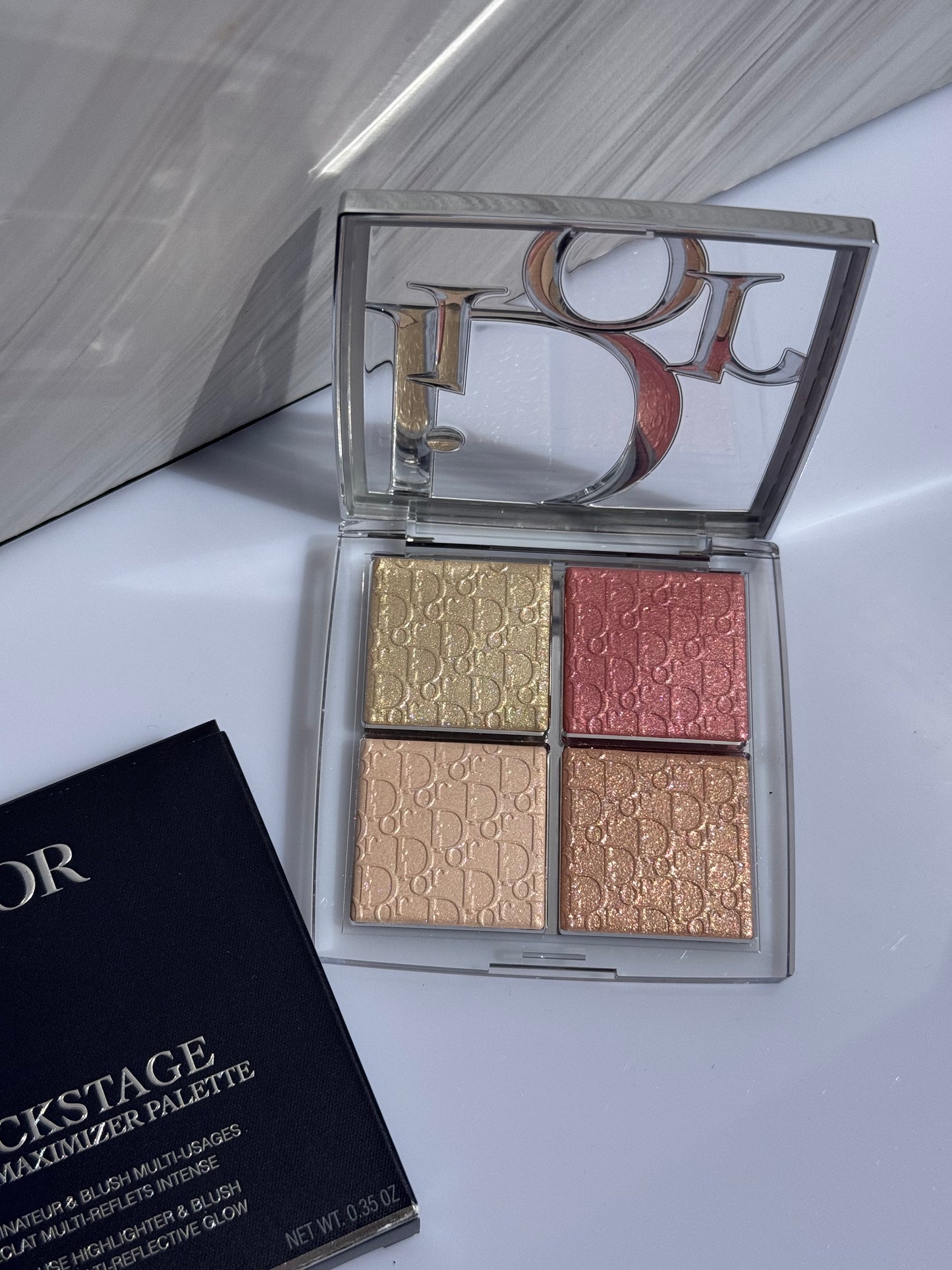 DIOR Backstage Glow Maximizer Face Palette - 004 Rose Gold Glow
