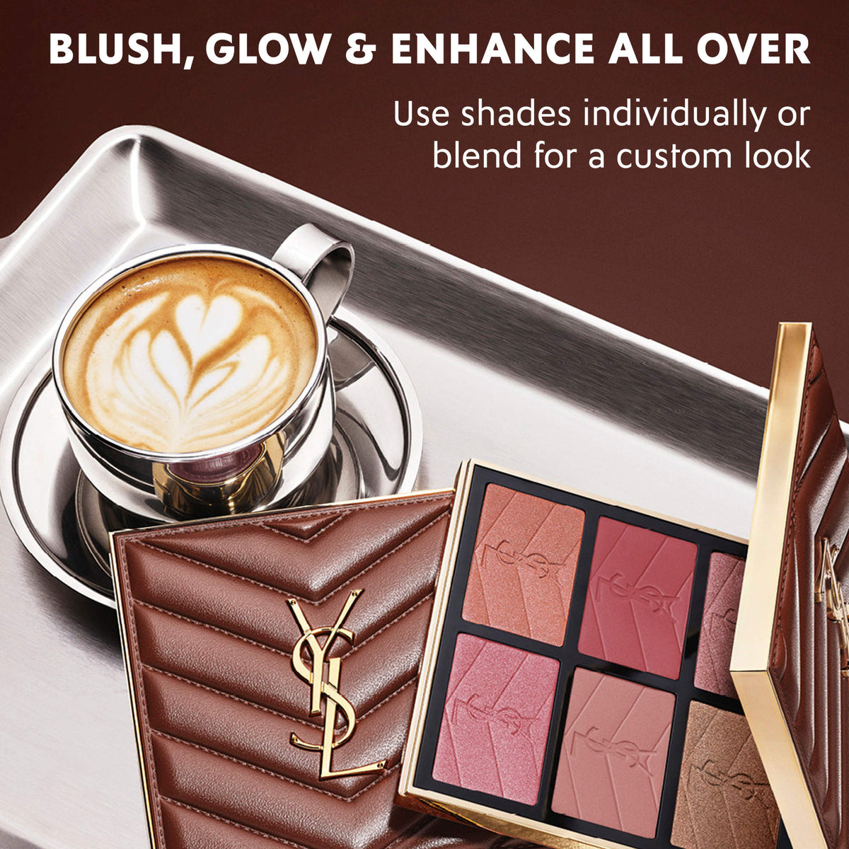 PREVENTA- YSL Brewed Reflections Couture Face Palette- 1 Light to Medium