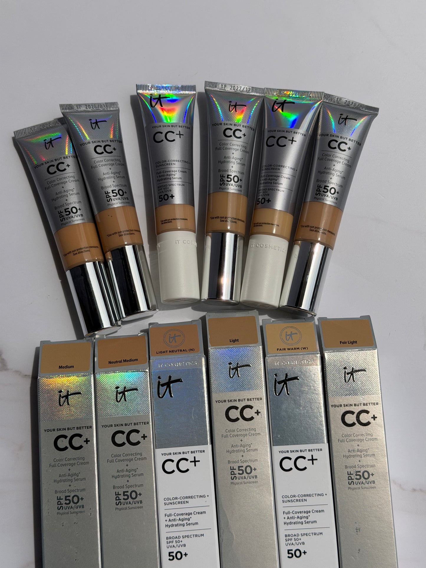 IT Cosmetics-CC+ Cream Full Coverage Color Correcting Foundation with SPF 50+