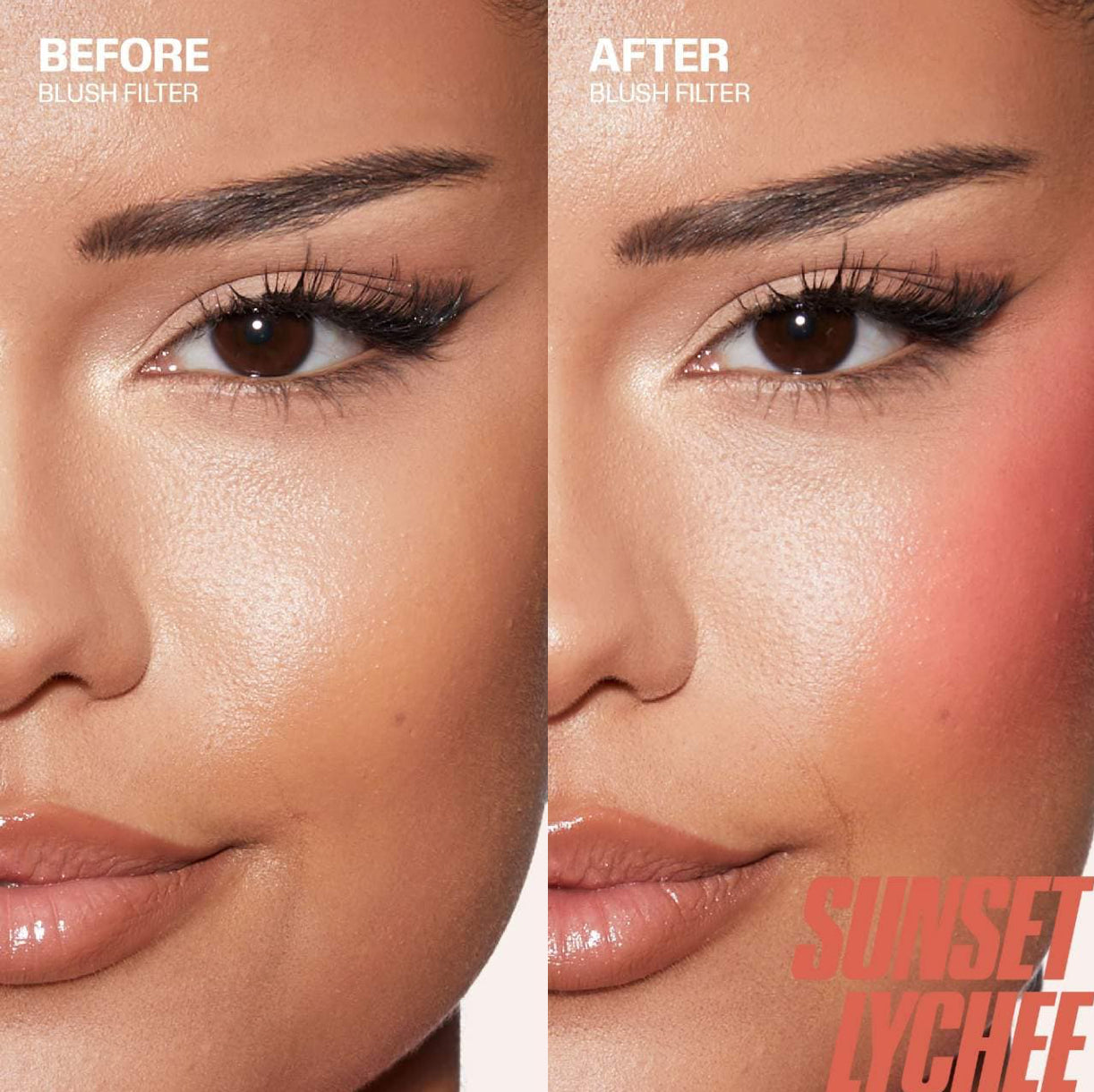 HUDA BEAUTY Blush Filter Soft Glow Liquid Blush SUNSET LYCHEE