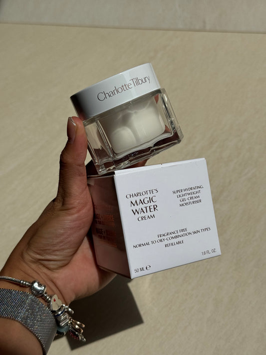 Charlotte Tilbury Magic Water Cream Refillable Gel Moisturizer with Niacinamide