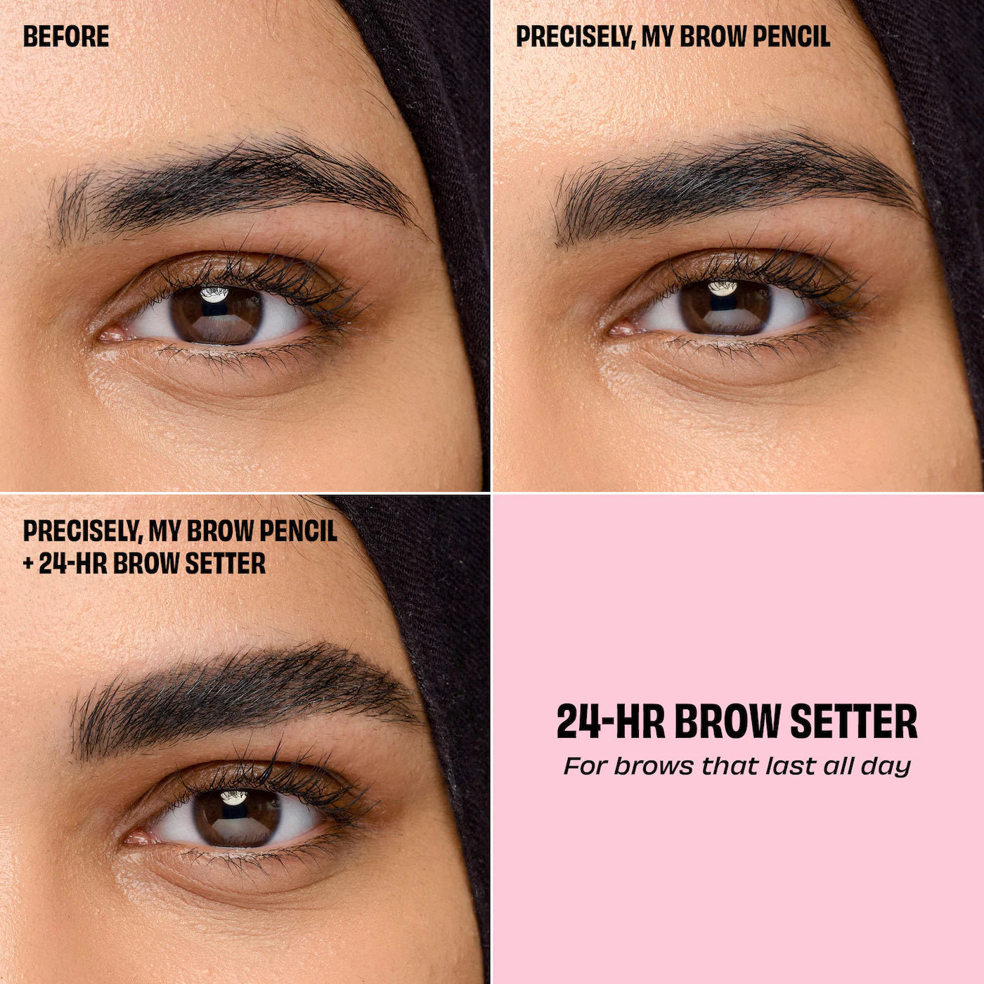 Benefit Cosmetics 
Mini 24-HR Brow Setter Clear Brow Gel with Lamination Effect 3.5ml