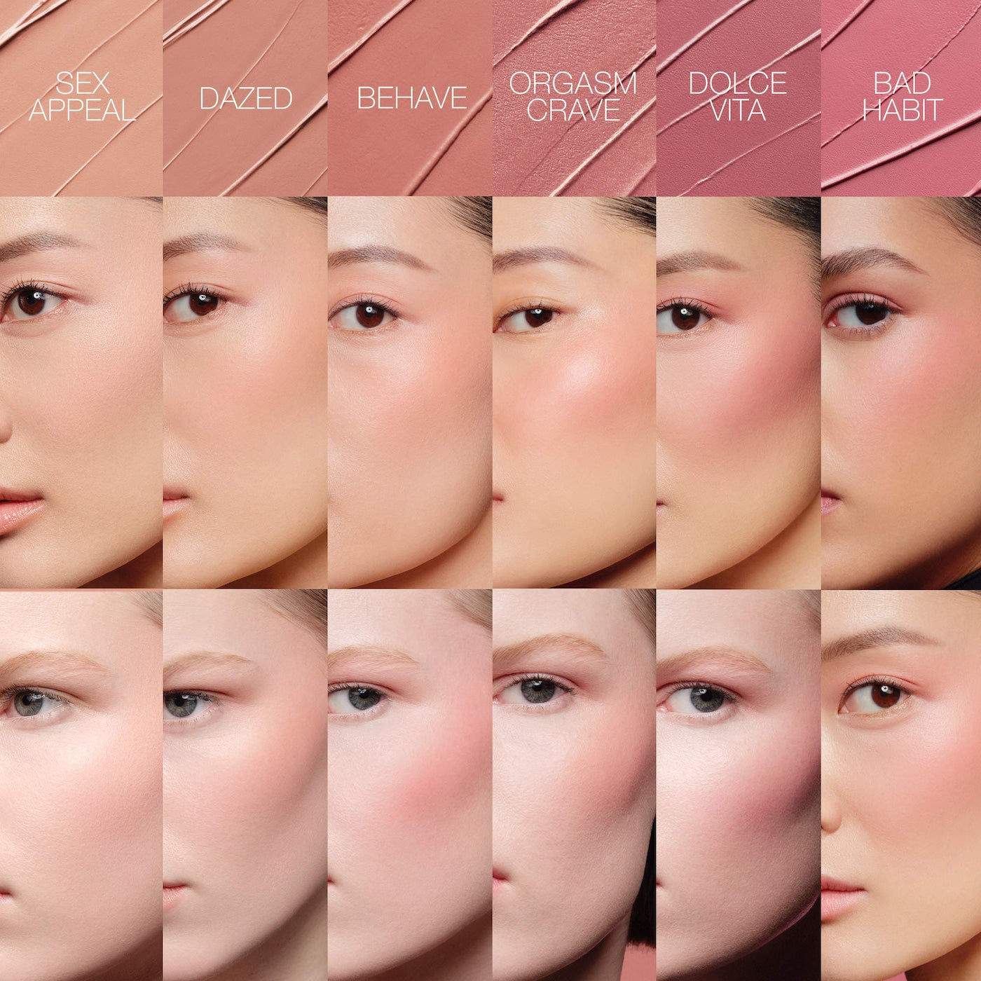 Mini NARS The Multiple Soft Blur Blush Stick for Cheeks, Eyes and Lips Tono- DOLCE VITA