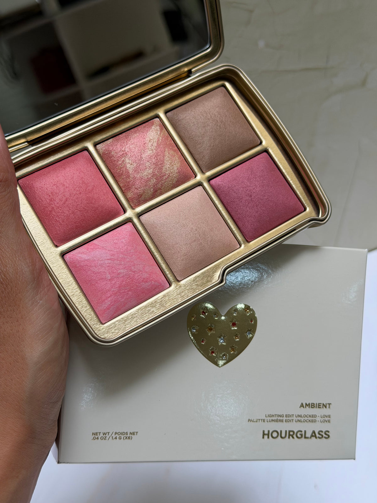 Hourglass Ambient Lighting Edit Unlocked Palette LOVE (exclusiva Sephora USA)