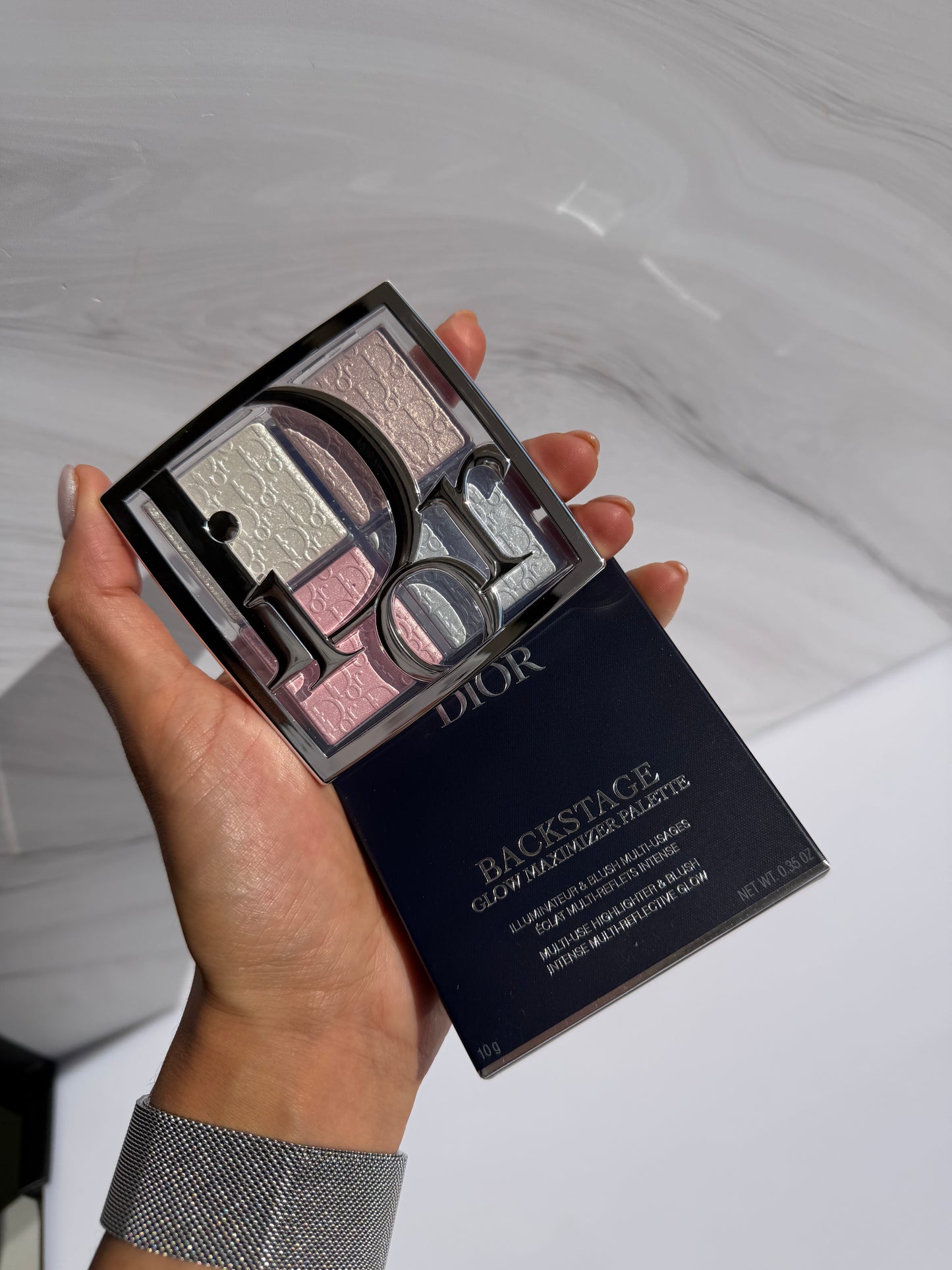 DIOR Backstage Glow Maximizer Face Palette 002 Frosted Opal Glow