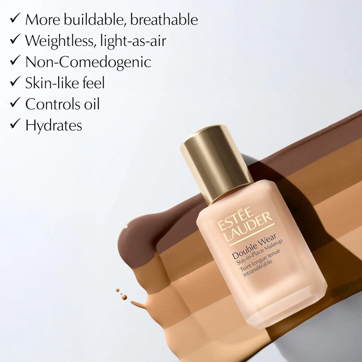Estée Lauder - NEW Double Wear Stay-in-Place Lightweight Longwear Matte Foundation with 36H Wear