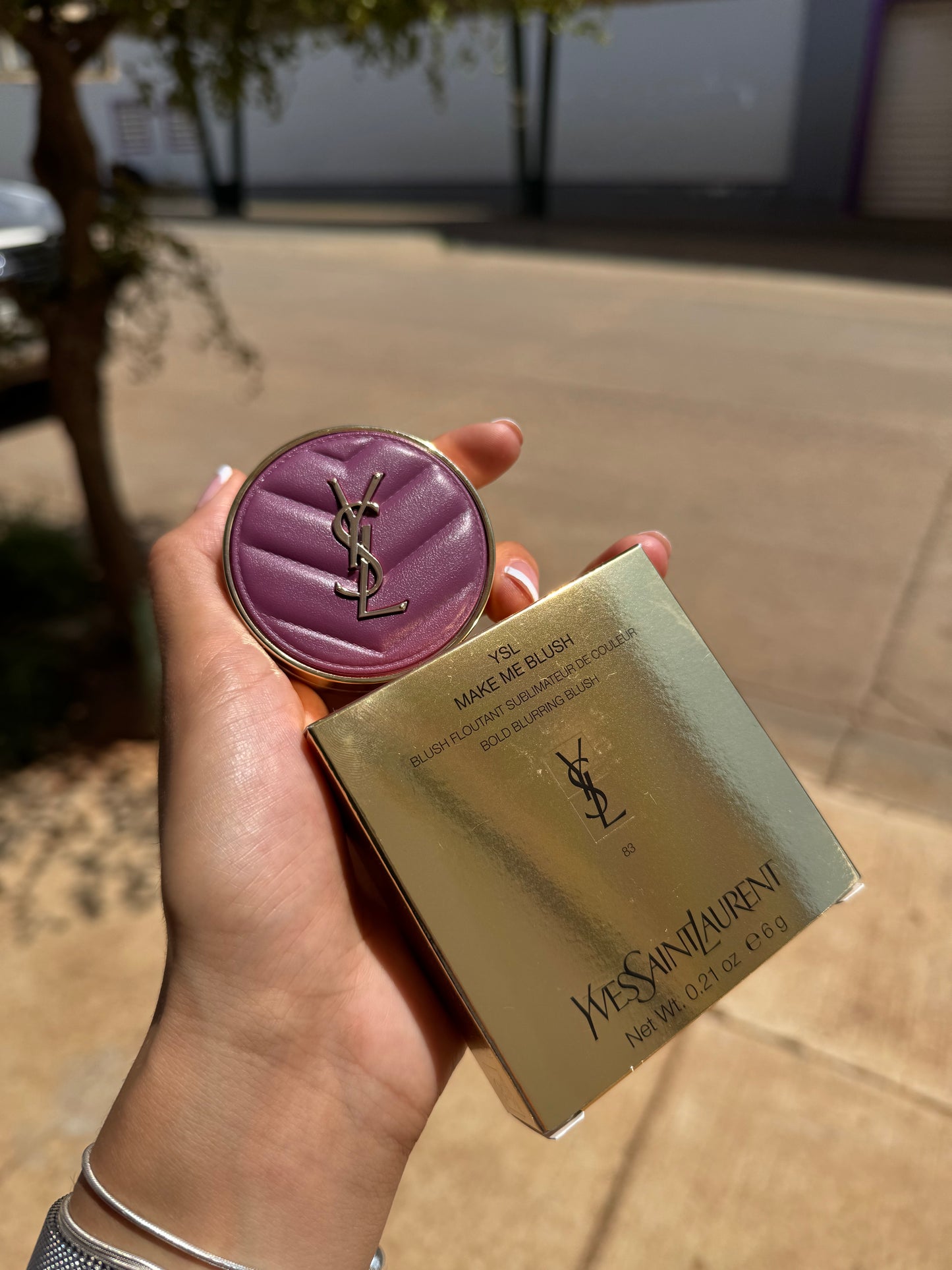 Yves Saint Laurent Make Me Blush 24H Buildable Powder Blush tono-  83 Spicy Berry YSL