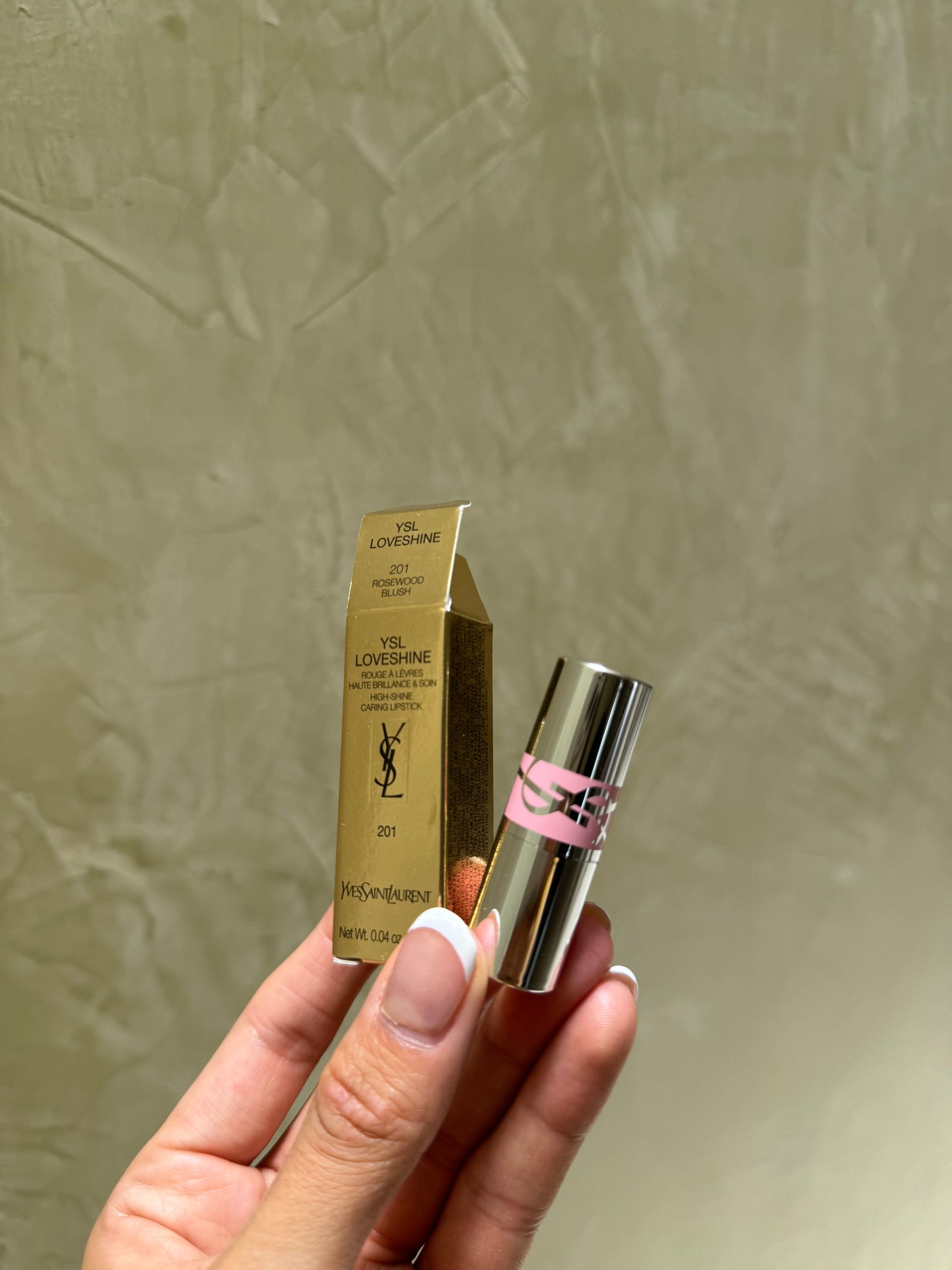 Mini Yves Saint Laurent YSL Loveshine Lip Oil Stick Tono- 201 Rosewood Blush