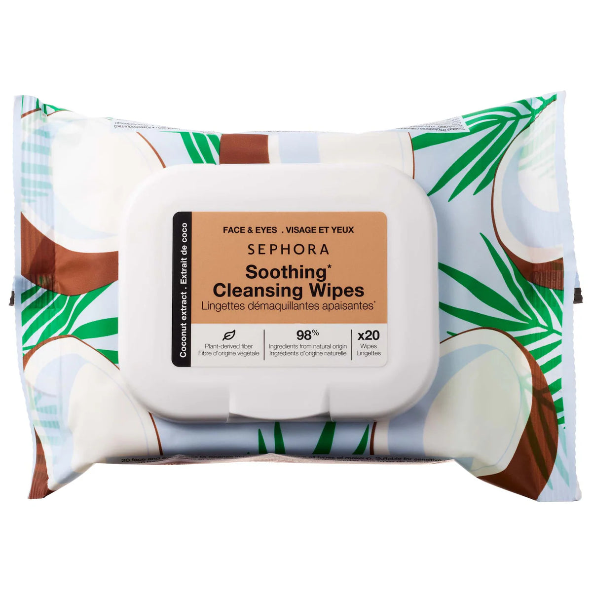 SEPHORA COLLECTION - Cleansing + Exfoliating Wipes- Coconut Milk