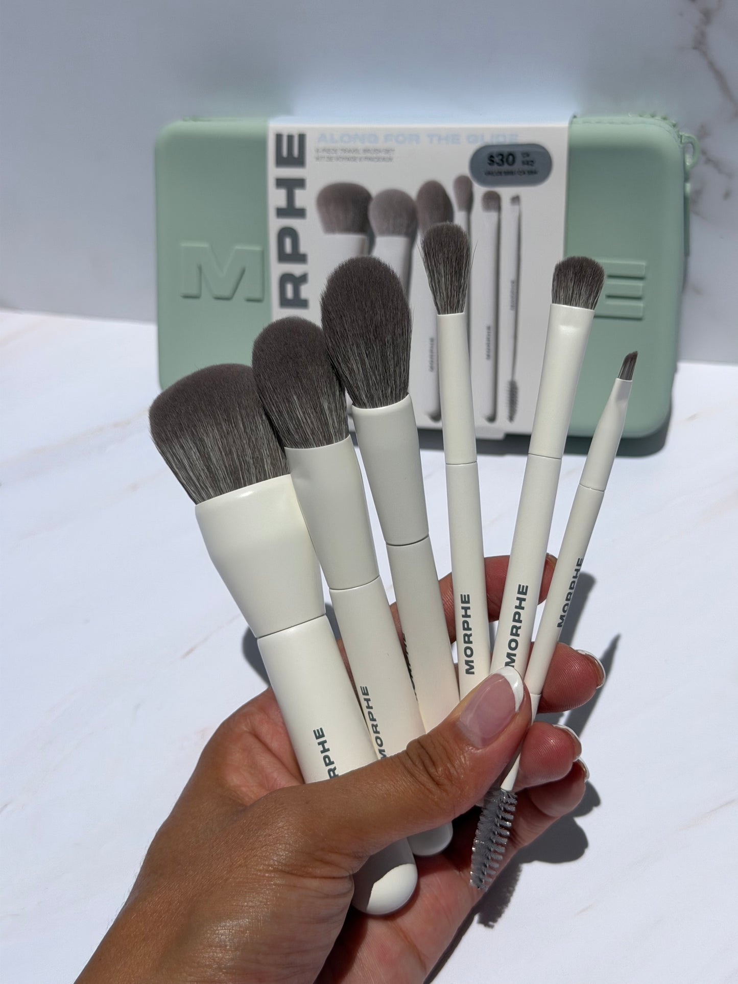 Morphe-Along for the Glide 6-Piece Travel Brush Set