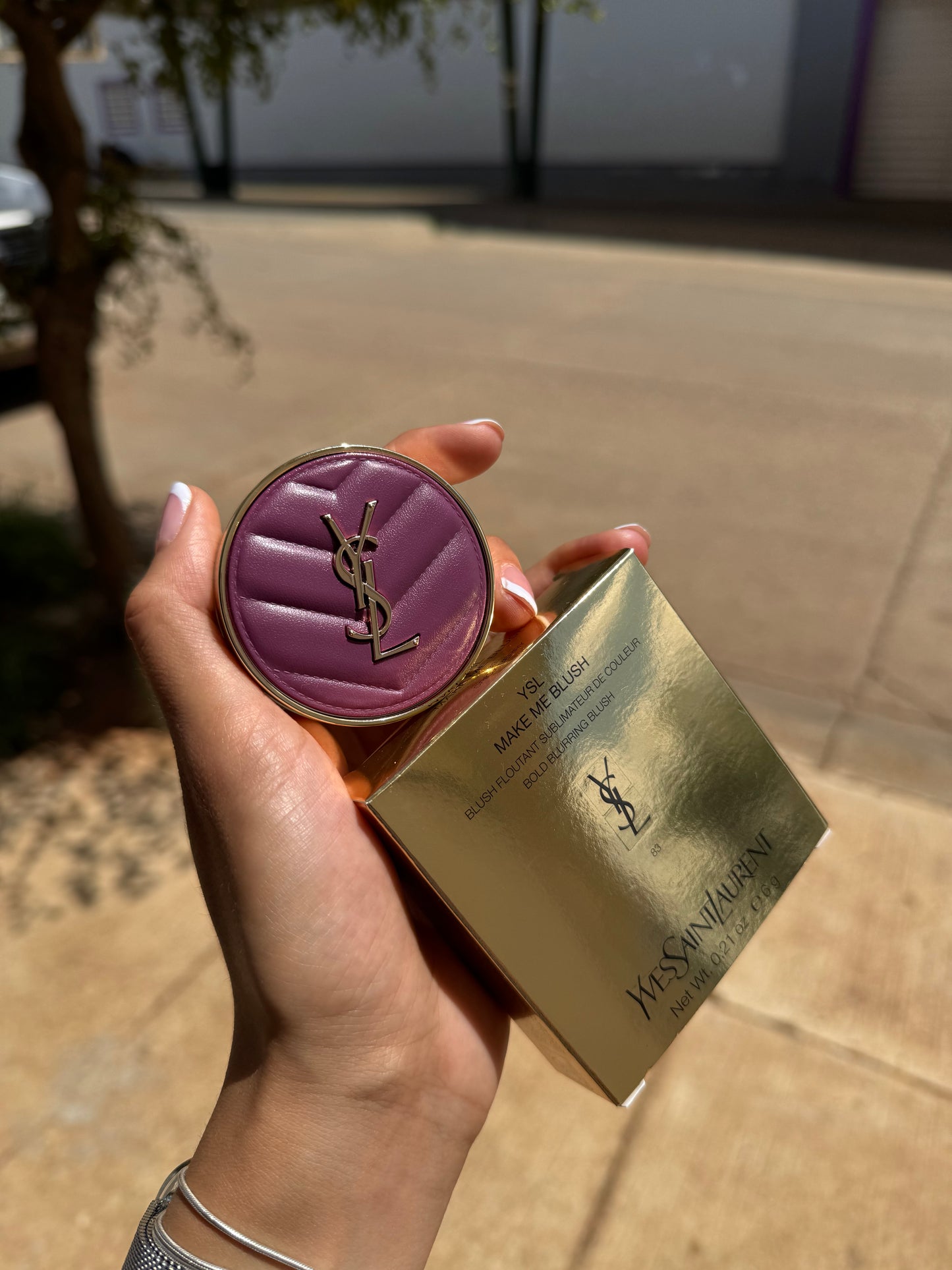 Yves Saint Laurent Make Me Blush 24H Buildable Powder Blush tono-  83 Spicy Berry YSL