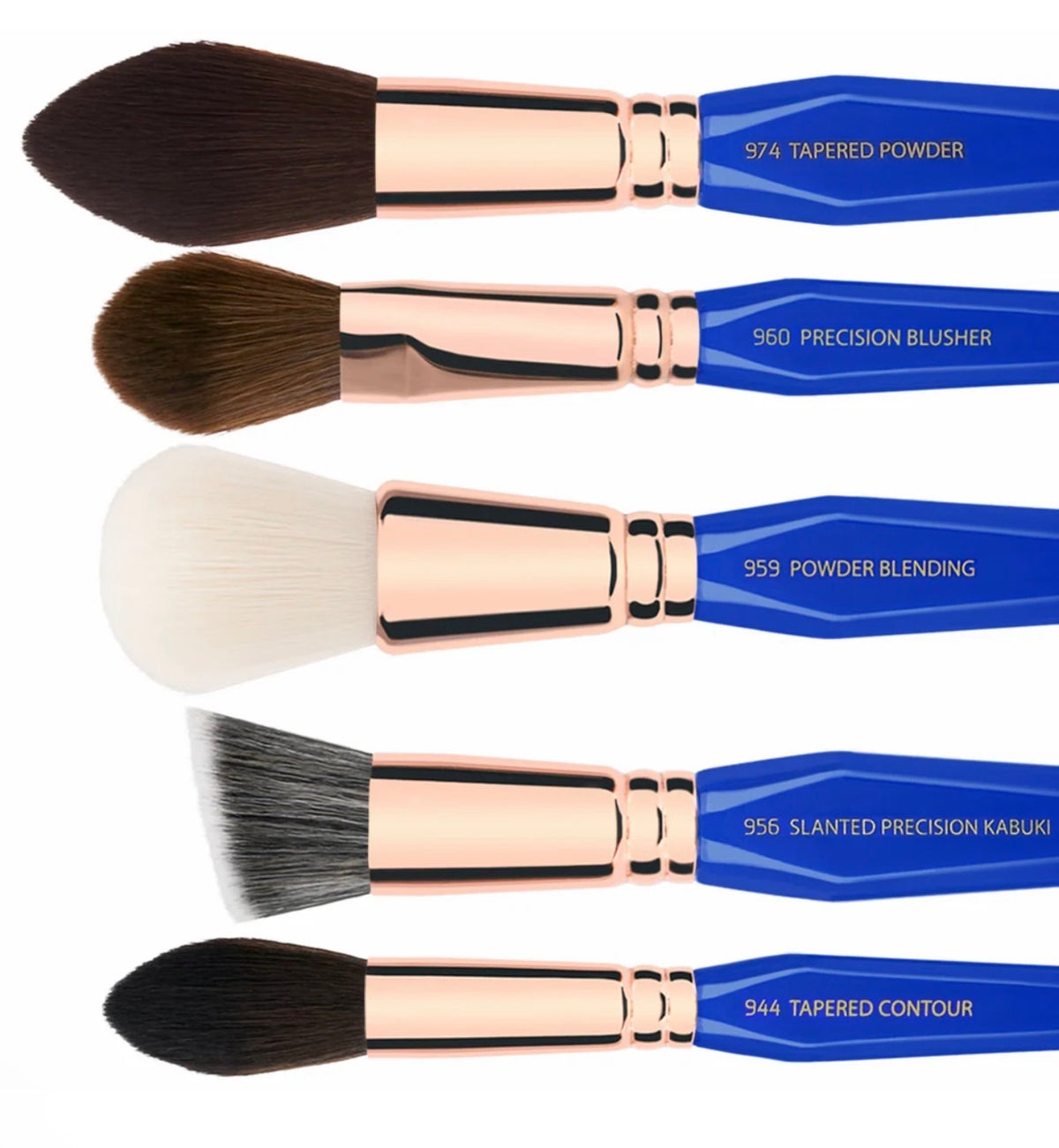 Bdellium Tools- TRIÁNGULO DORADO FASE II COMPLETO 15pz. JUEGO DE BROCHAS CON BOLSA