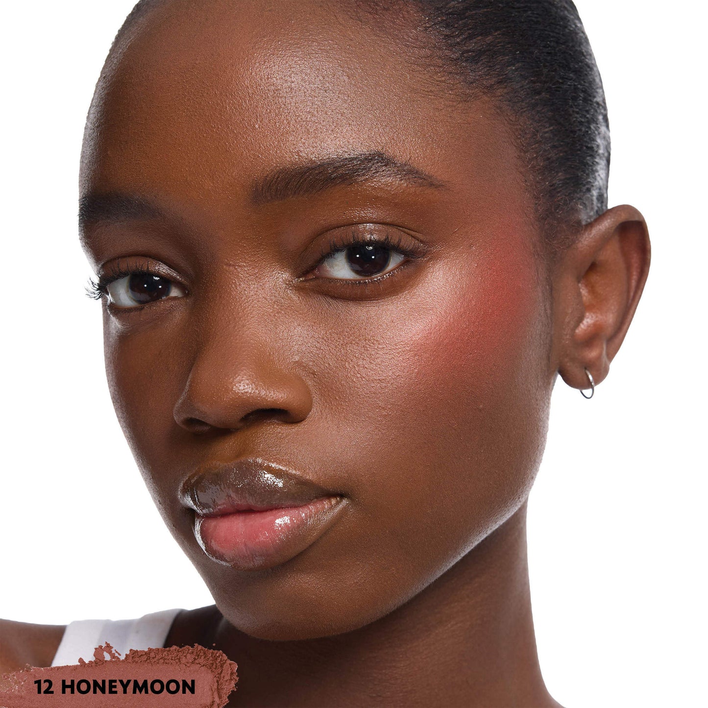 Make me Blush 24H Biuldable Blurring Powder Blush YSL- 12 HONEY MOON
