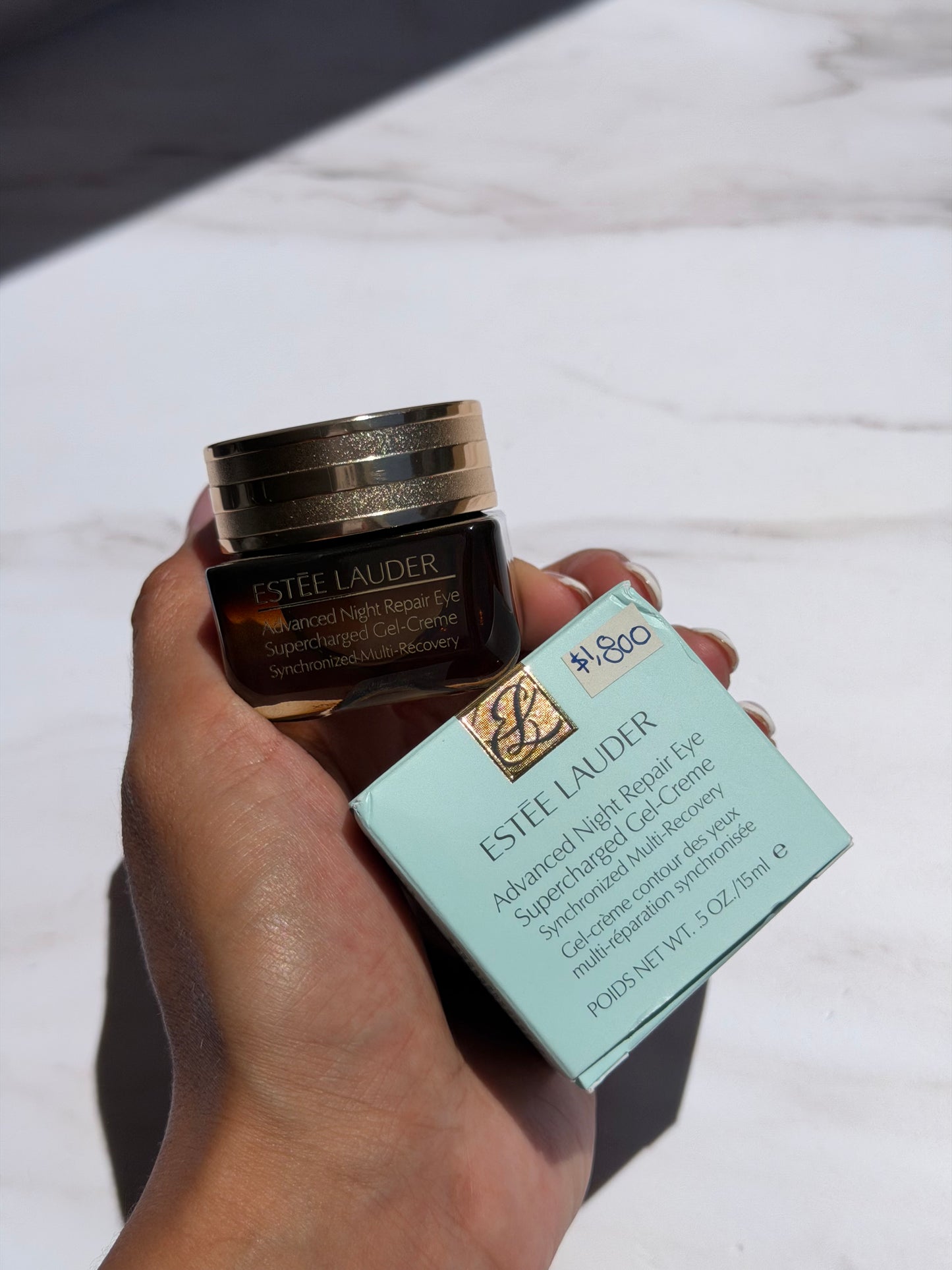 Estée Lauder-Advanced Night Repair Eye Supercharged Gel Eye Cream with Hyaluronic Acid and Vitamin E 15ml