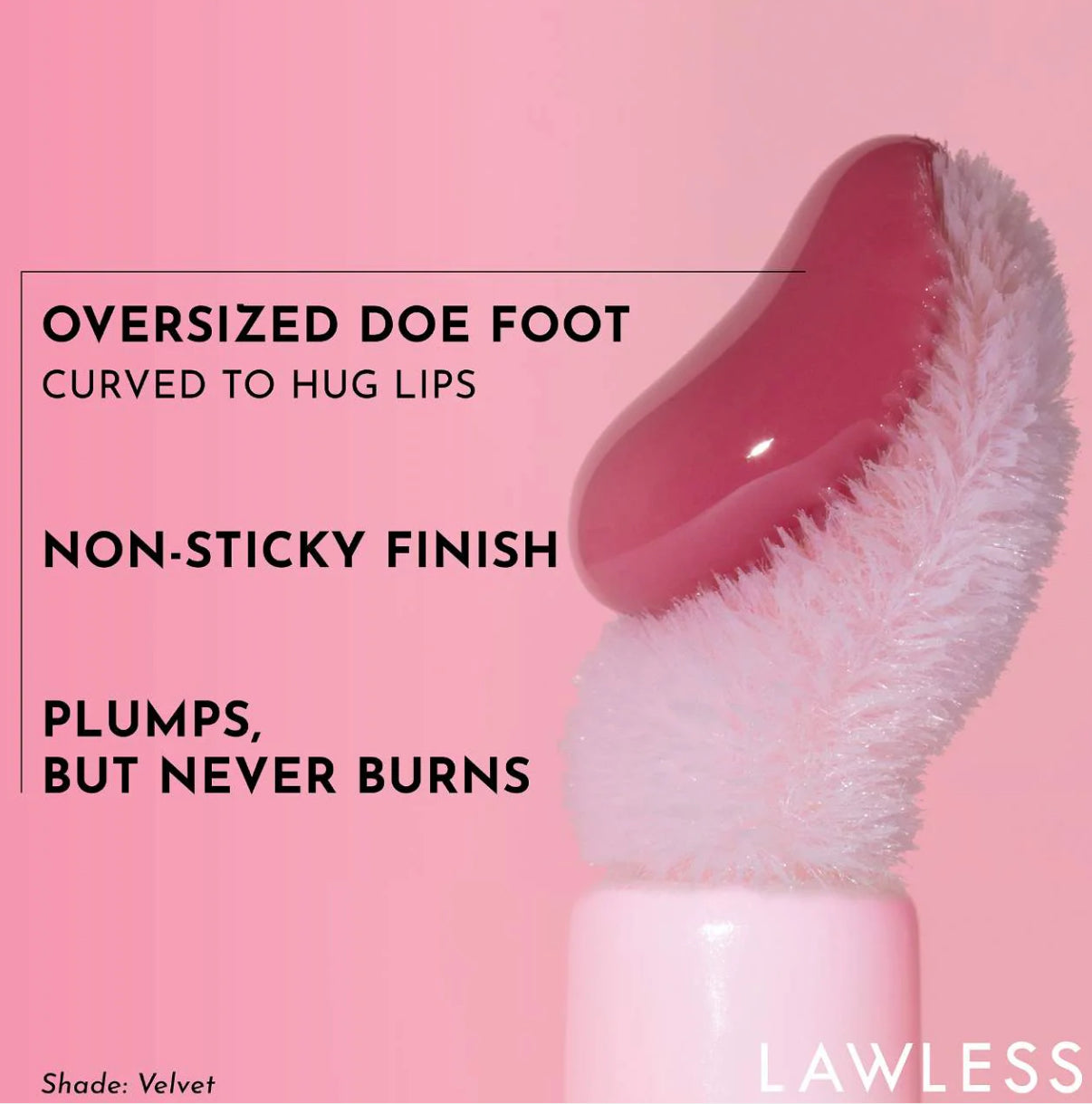 LAWLESS Forget The Filler Lip Plumper Line Smoothing Gloss 3.3ml