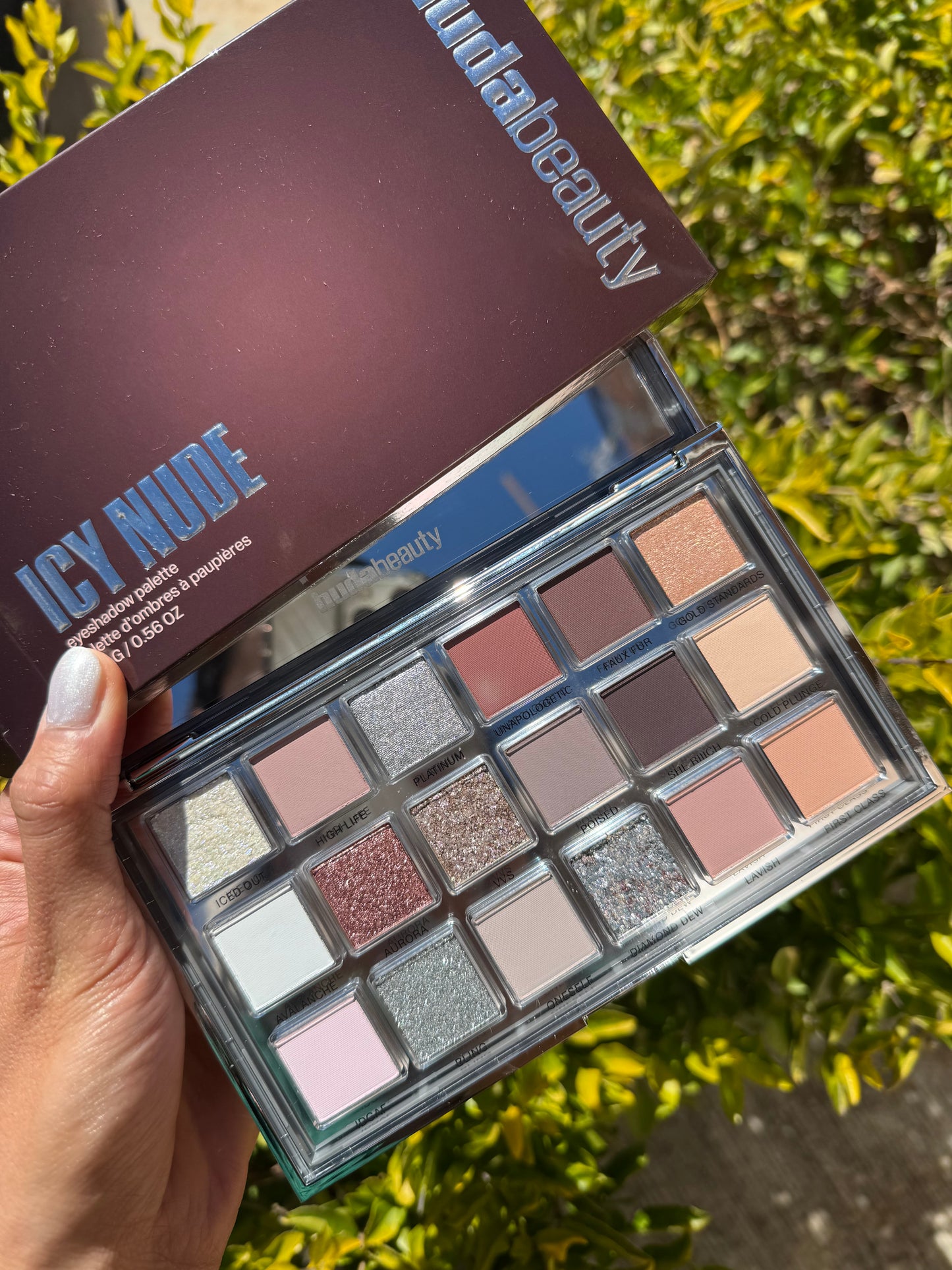 Icy Nude palette Huda Beauty
