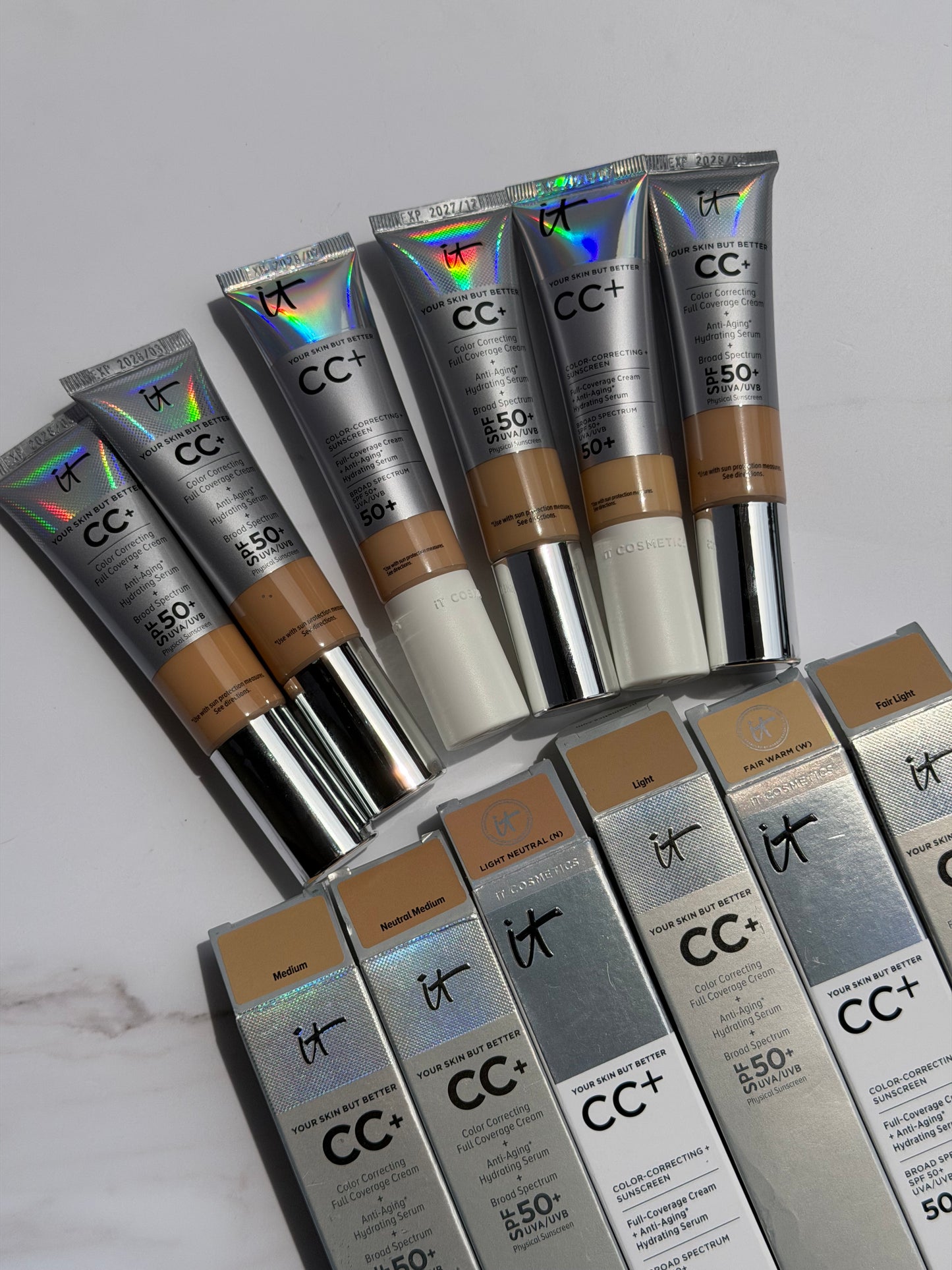 IT Cosmetics-CC+ Cream Full Coverage Color Correcting Foundation with SPF 50+