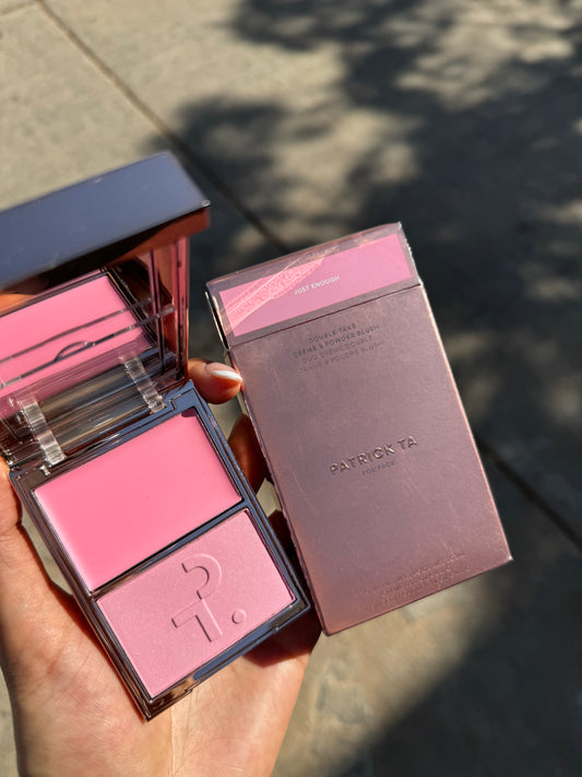 Double Take Crème & Powder Blush Patrick Ta JUST ENOUGH