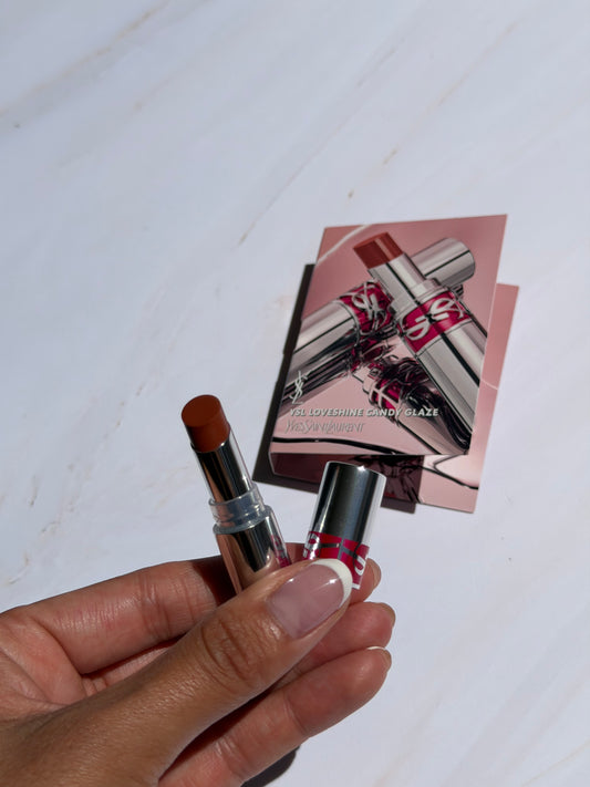 Yves Saint Laurent- MINI YSL Candy Glaze Lip Gloss Stick-tono 19 Salted Caramel