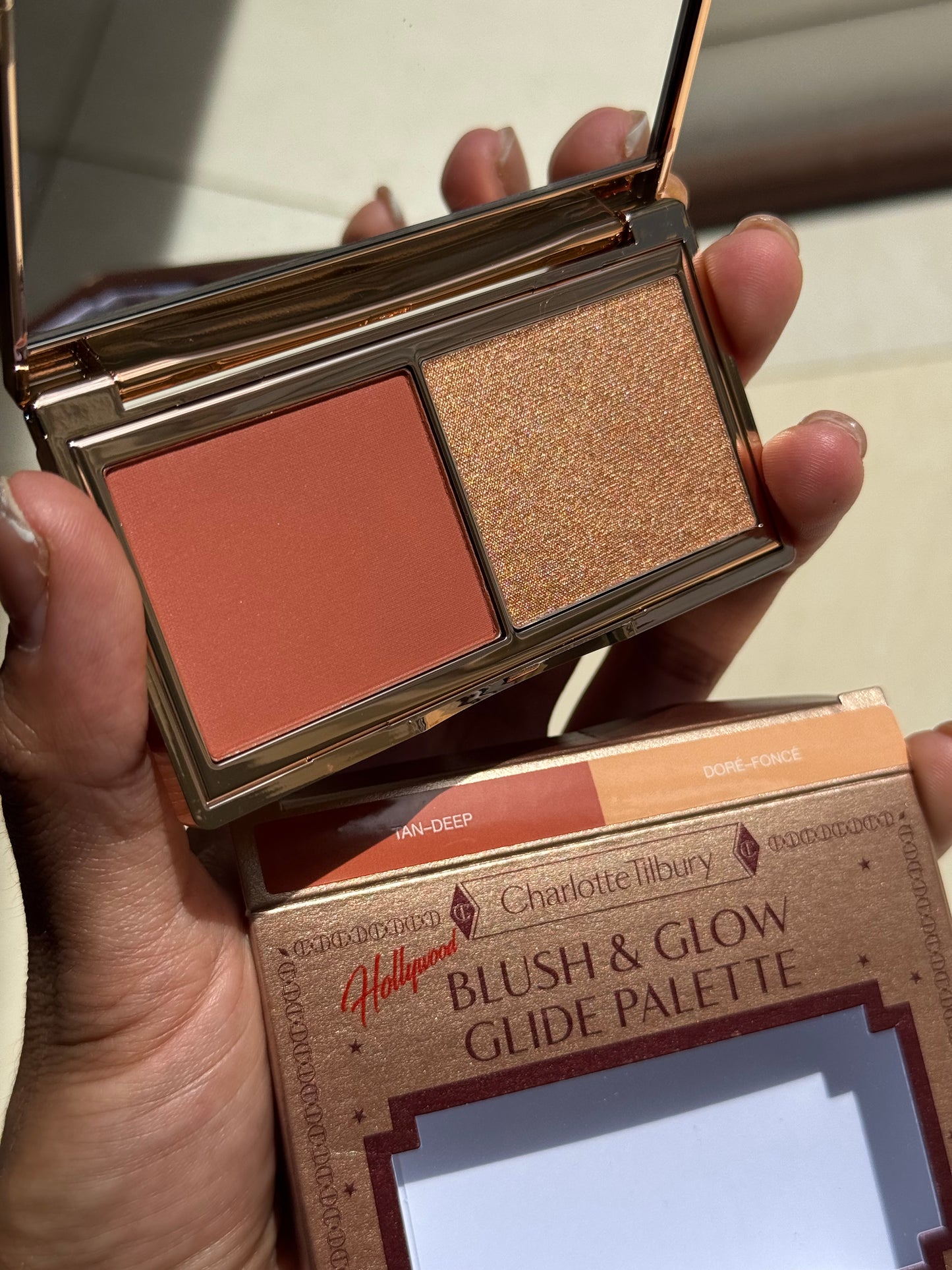 Mini HOLLYWOOD BLUSH & GLOW GLIDE PALETTE TAN TO DEEP