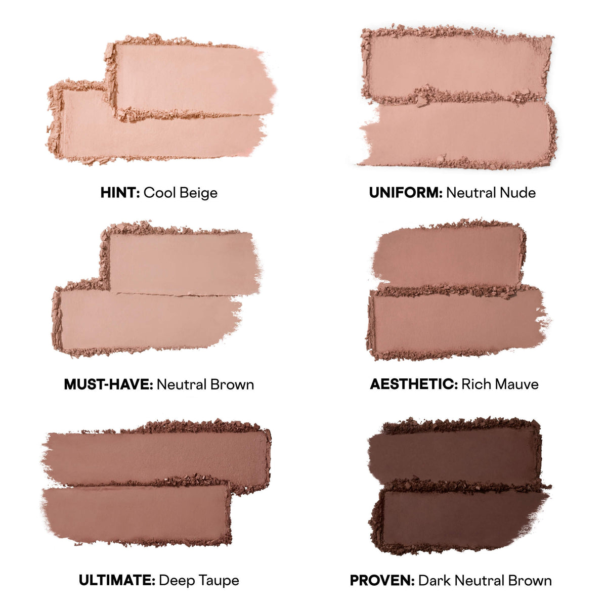 Major Dimension Essential Artistry Edit Eyeshadow Palette COOL TAUPE - Patrick Ta