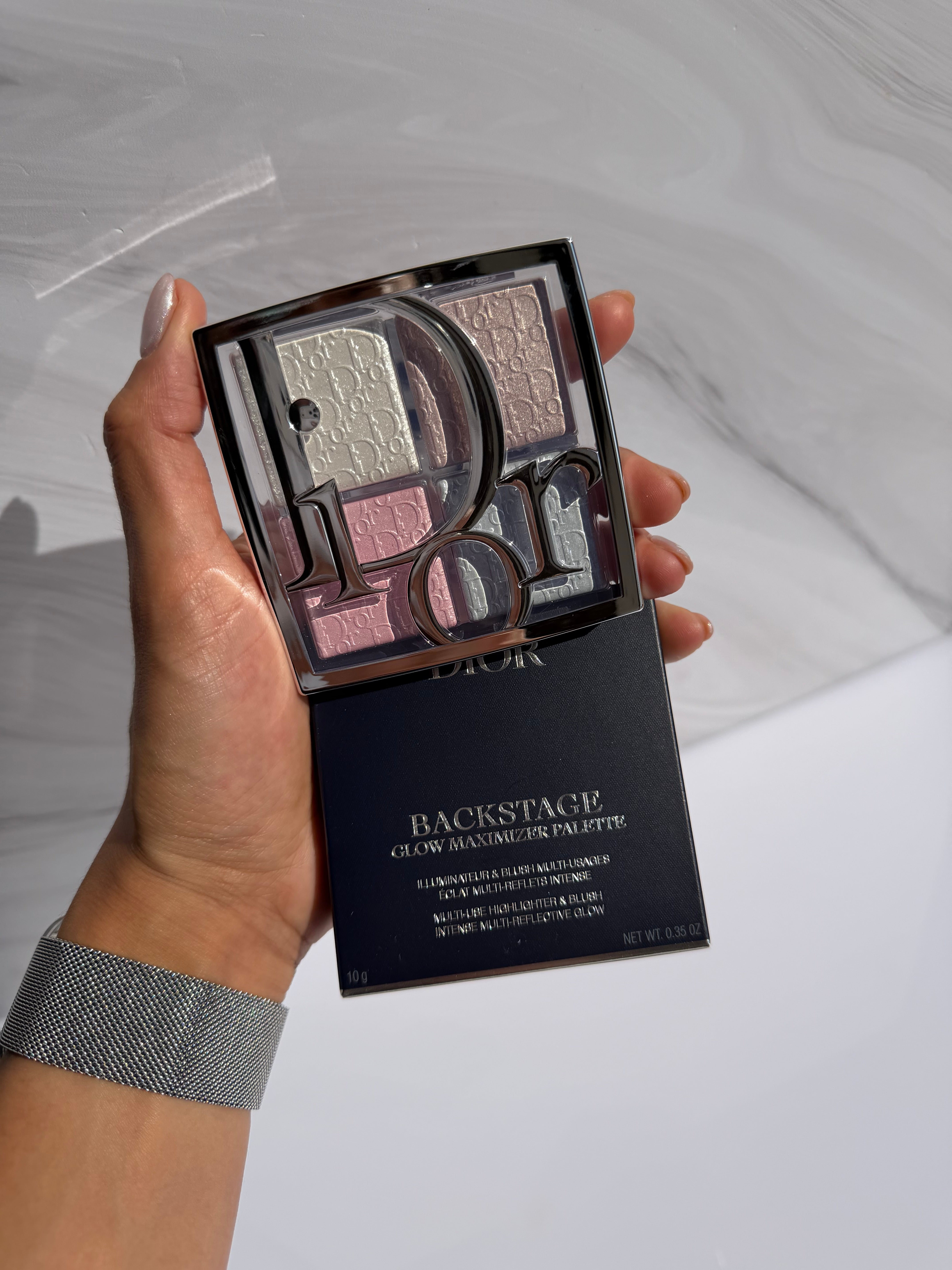 DIOR Backstage Glow Maximizer Face Palette 002 Frosted Opal Glow
