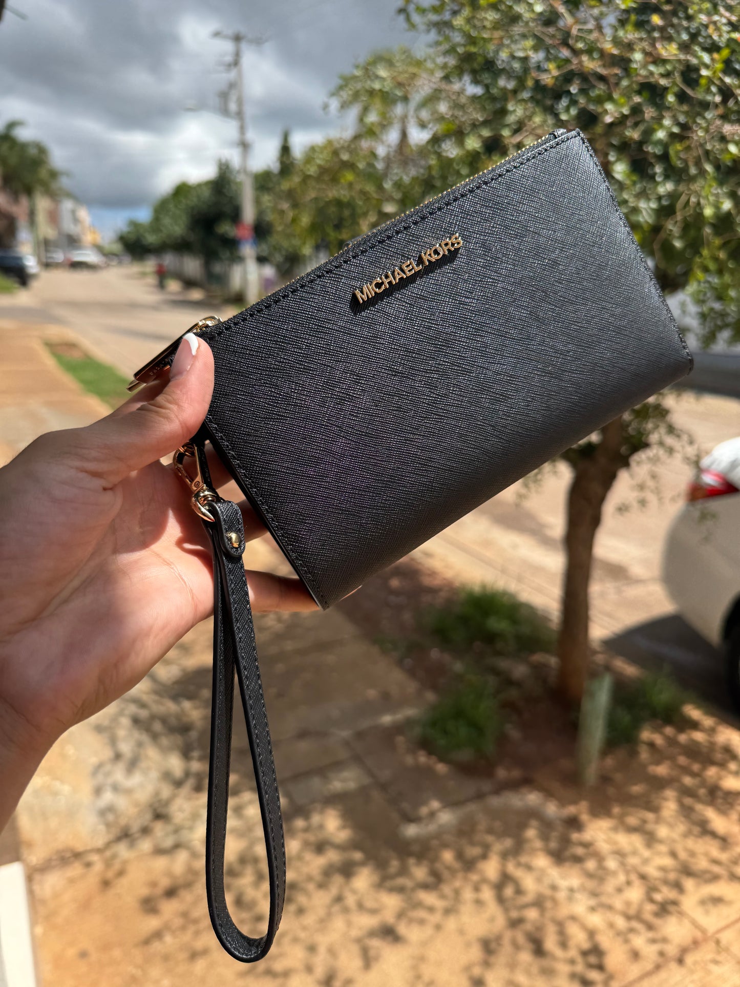 Phone Wallet Michael Kors Negra