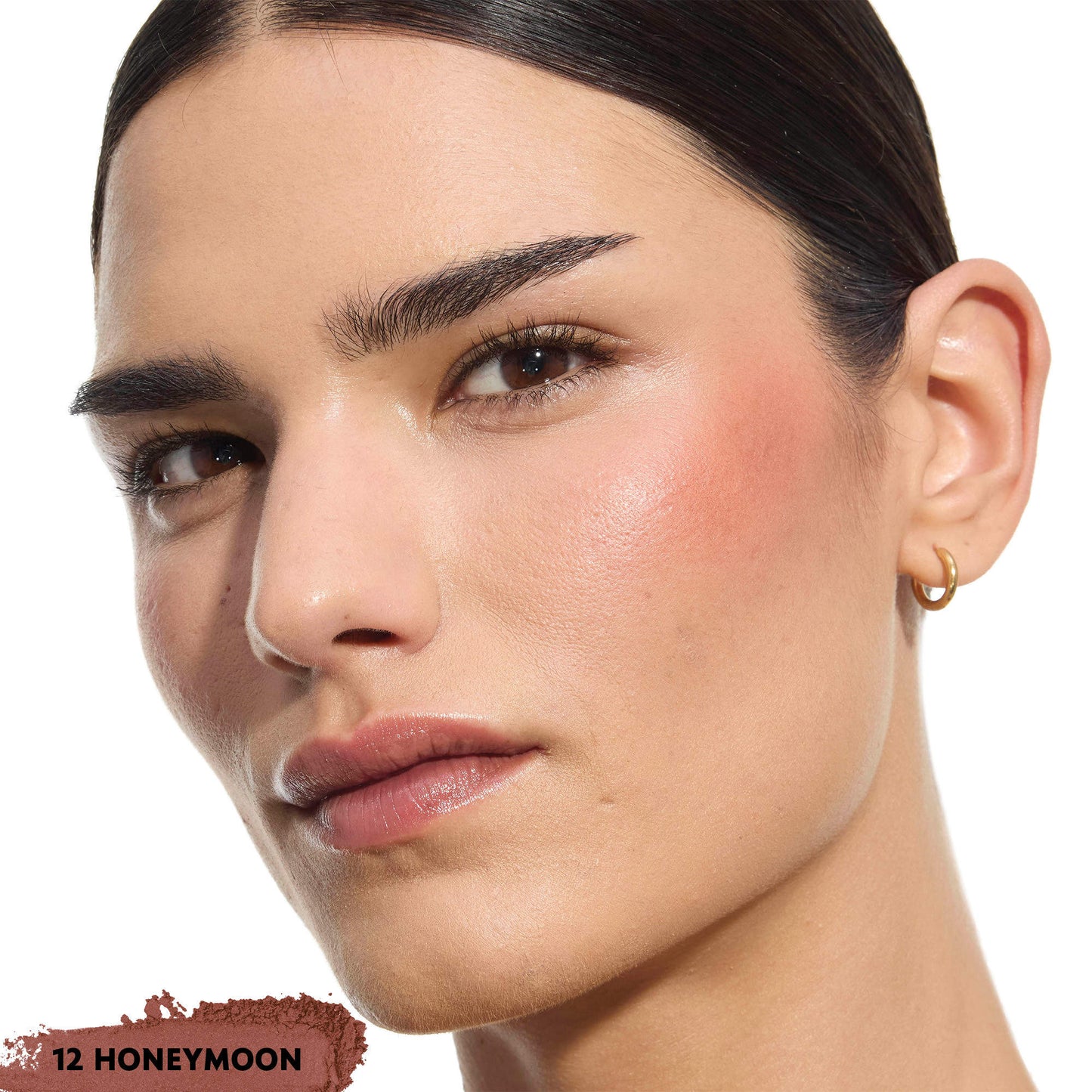 Make me Blush 24H Biuldable Blurring Powder Blush YSL- 12 HONEY MOON