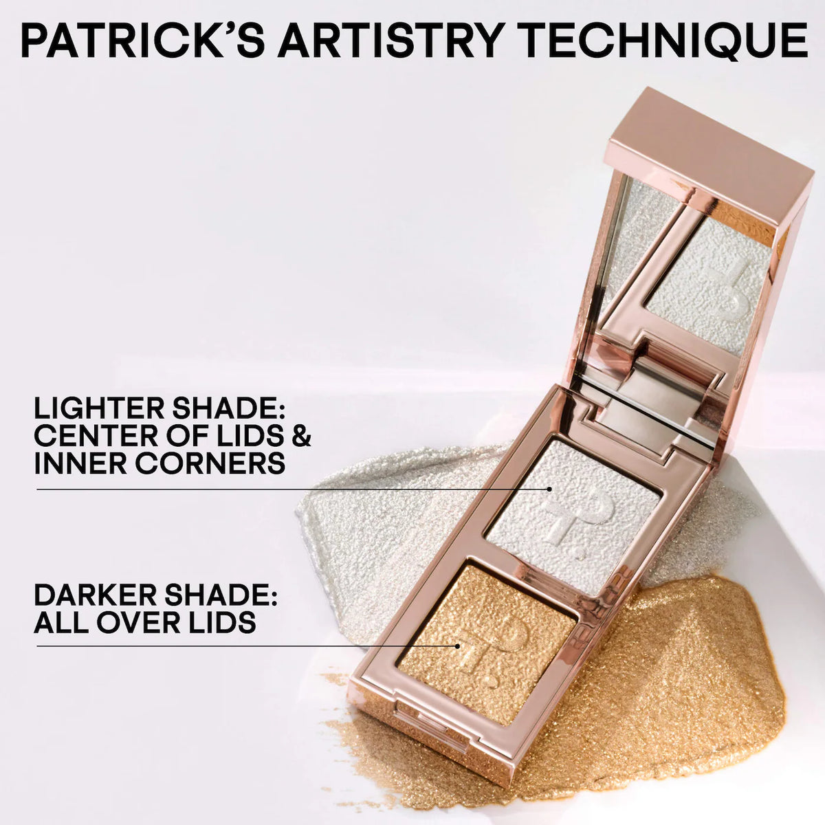PATRICK TA-Major Dimension Eye Illusion Eyeshadow Duo tono- Slow Burn
