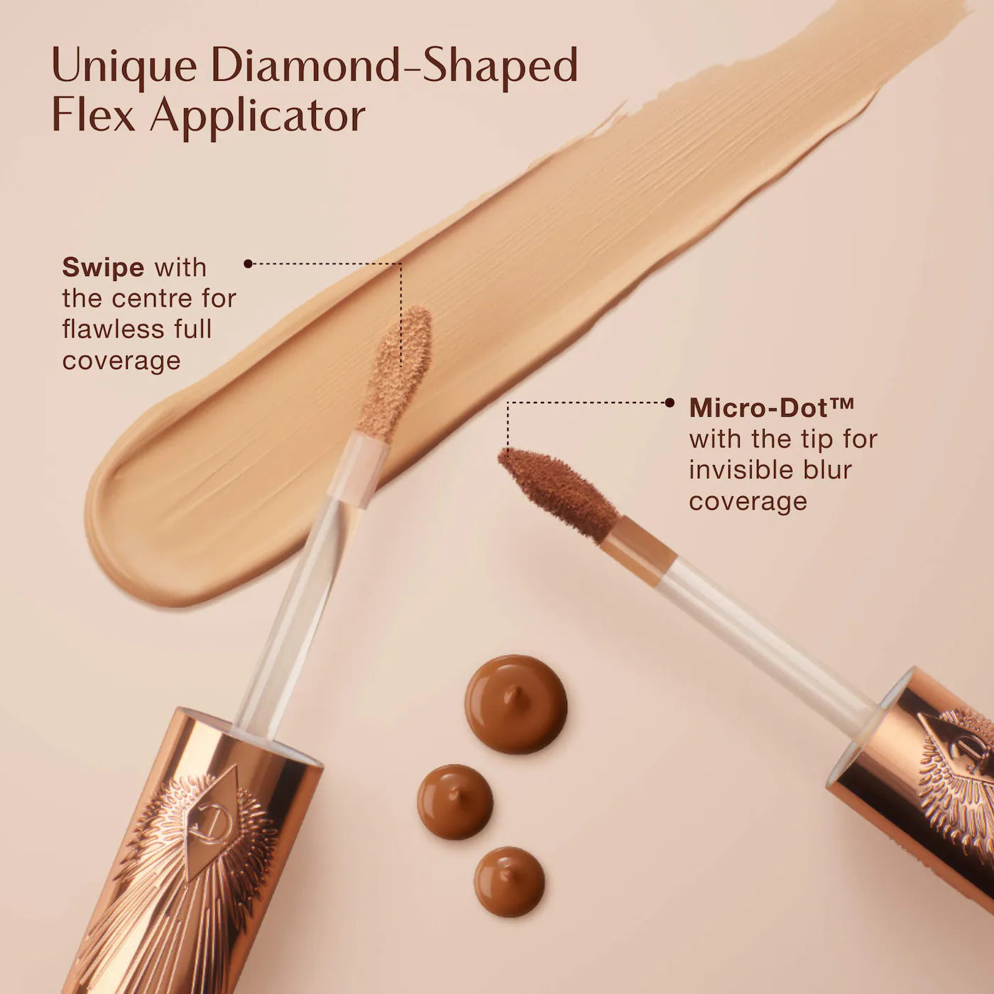 Charlotte Tilbury 
Airbrush Flawless Crease-Proof Long-Wear Blur Concealer with Hyaluronic Acid