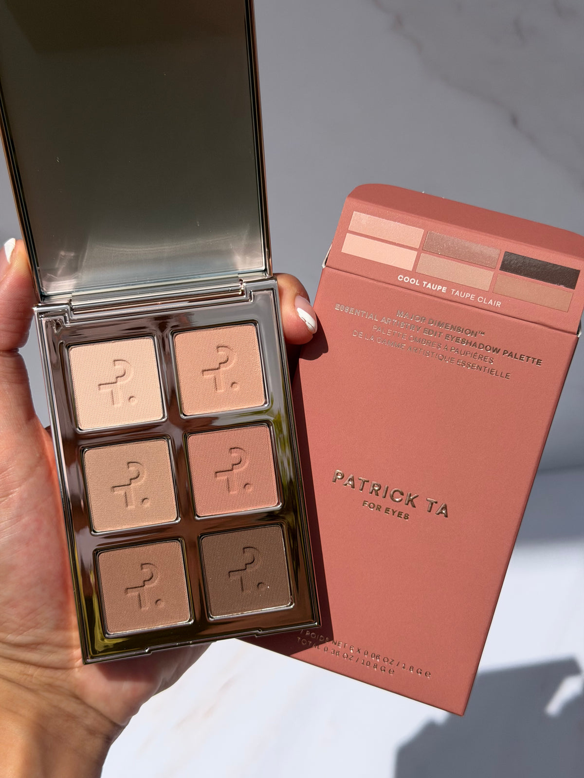 Major Dimension Essential Artistry Edit Eyeshadow Palette COOL TAUPE - Patrick Ta
