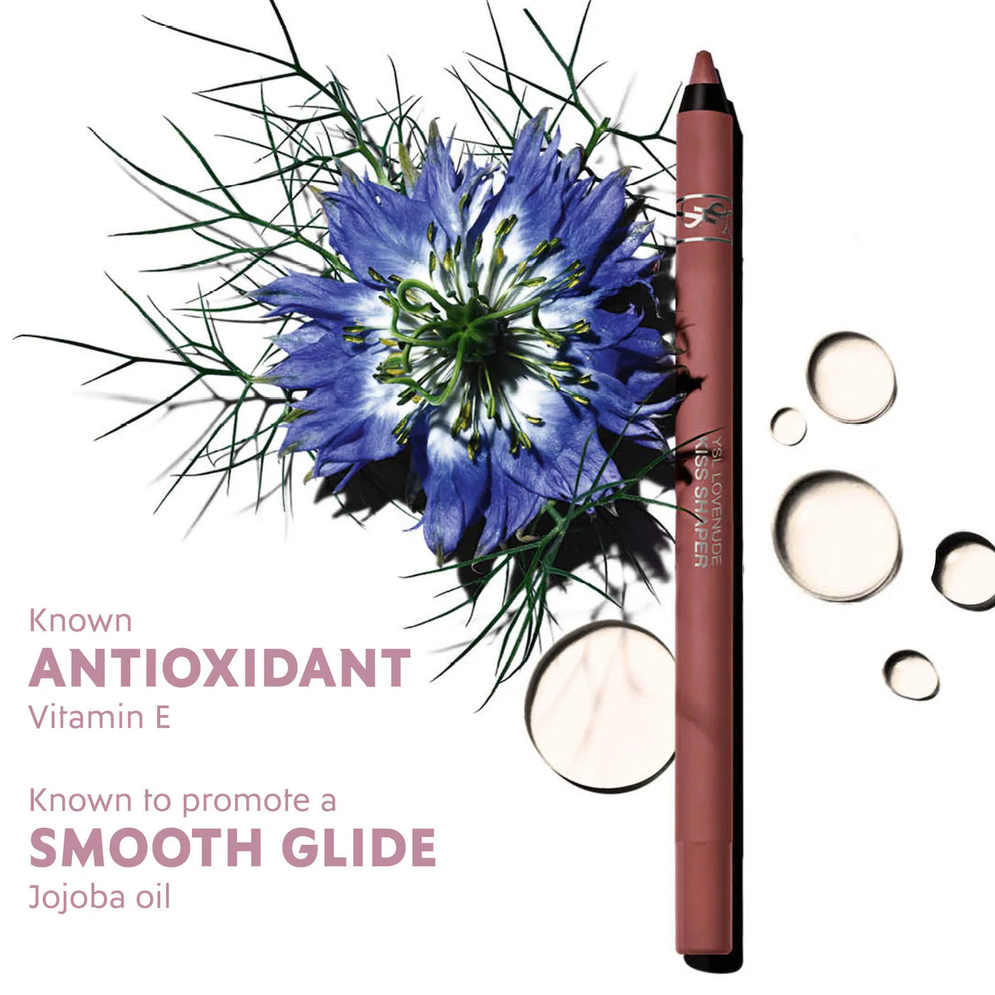 Yves Saint Laurent- MINI Kiss Shaper Long-Lasting Sculpting Lip Liner- Tono 1 Pink nude