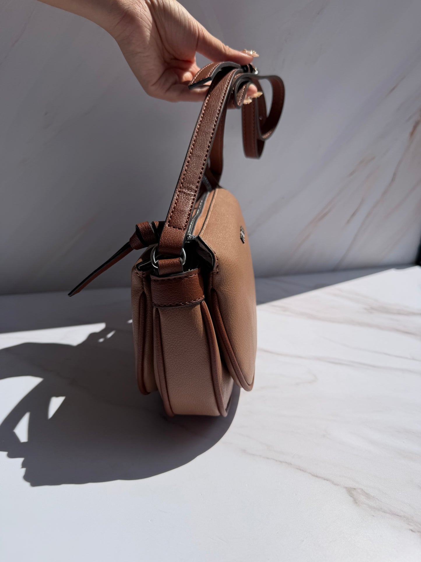 Crossbody NINE GEST-Color Café chica
