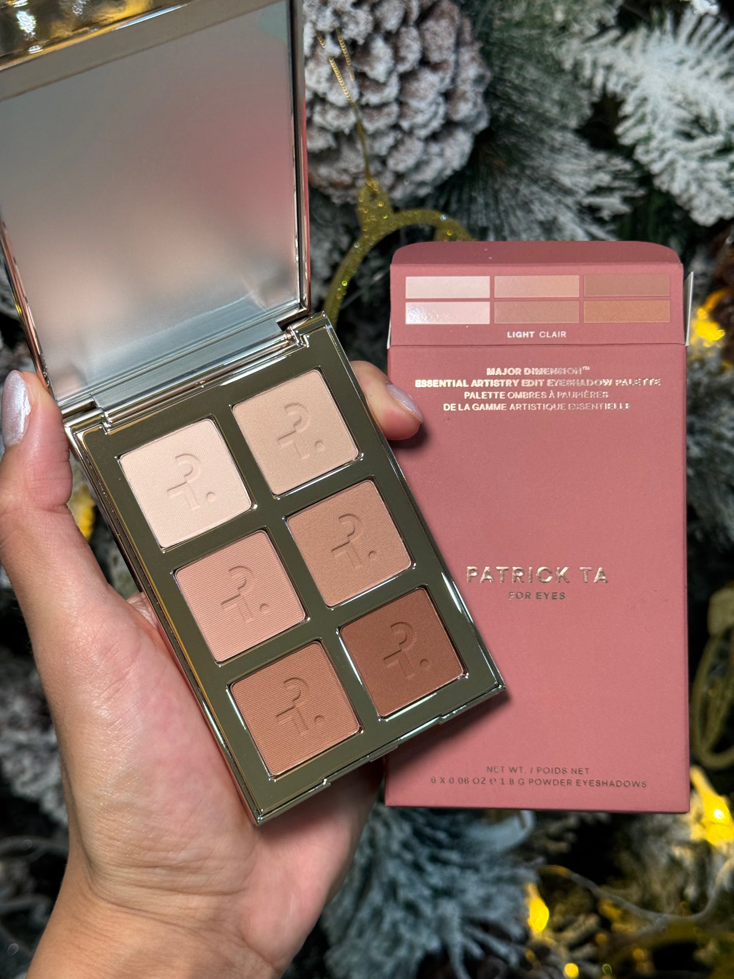 PATRICK TA Major Dimension Essential Artistry Edit Eyeshadow Palette- LIGHT CLAIR