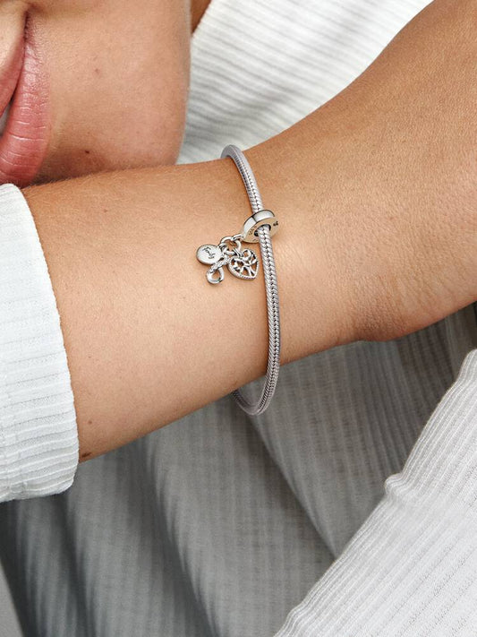 Charm Colgante Triple Infinito y Familia