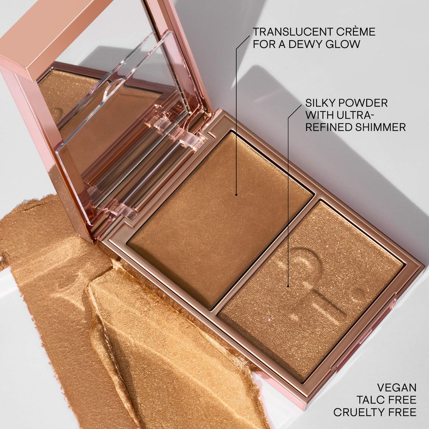 PATRICK TA Major Glow Crème & Powder Light Reflecting Translucent Highlighter Duo DADDY