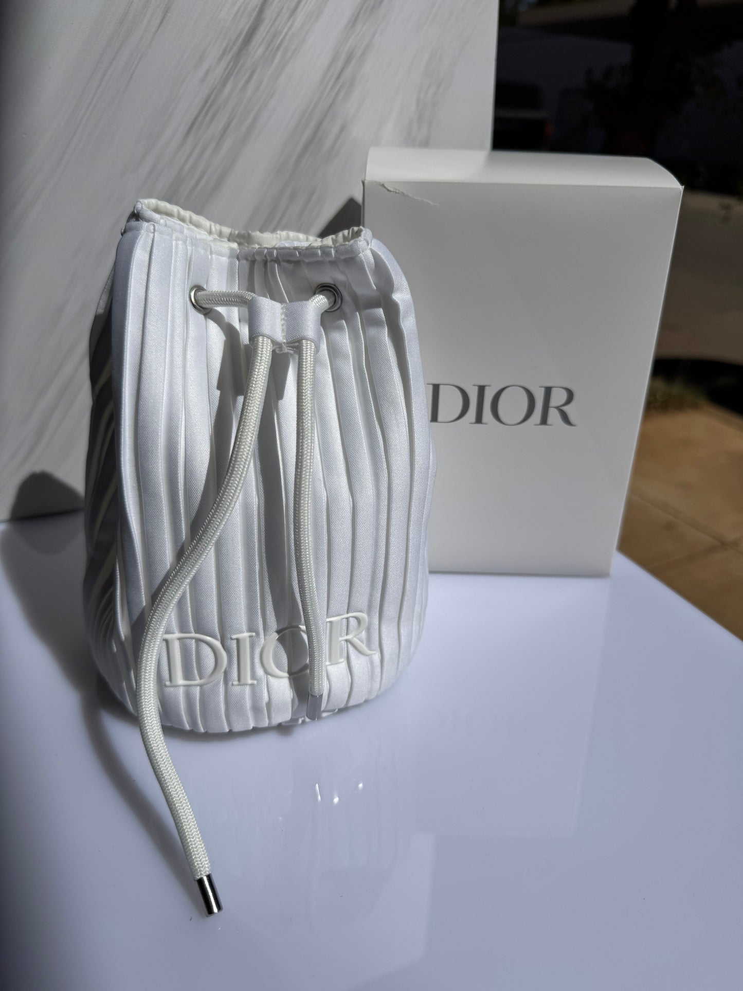 Pouch Dior Blanco