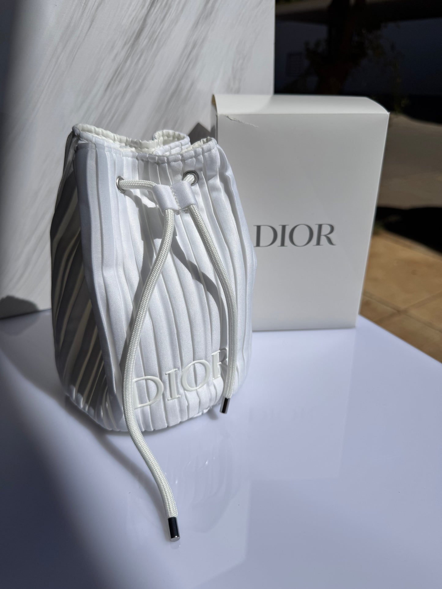 Pouch Dior Blanco