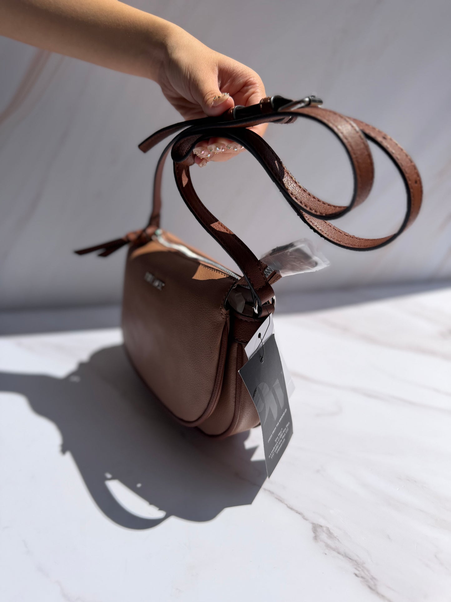 Crossbody NINE GEST-Color Café chica