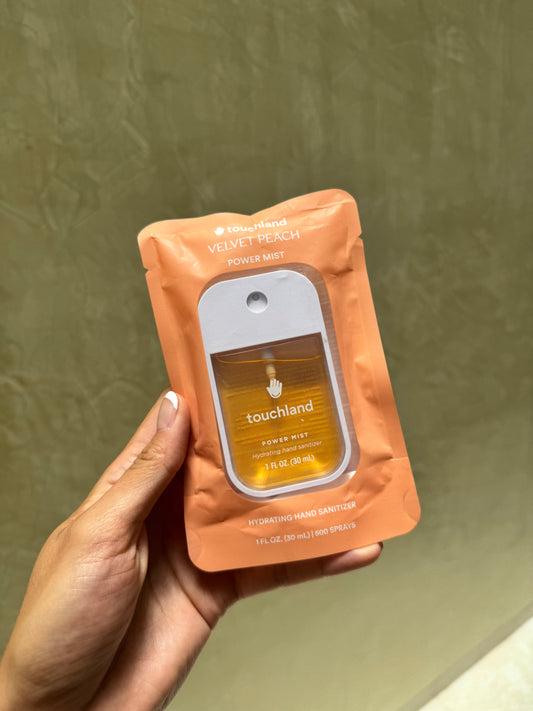 Touchland Power Mist Hydrating Hand Sanitizer- Velvet PEACH