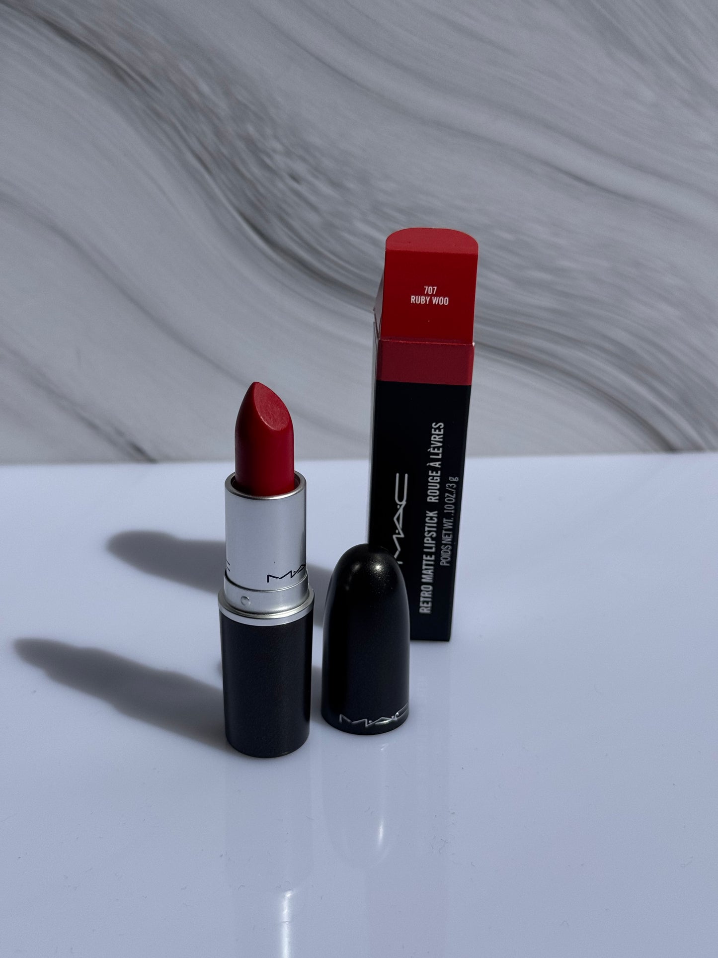 Retro Matte Lipstick Rouge a Levres MAC RUBY WOOD 707