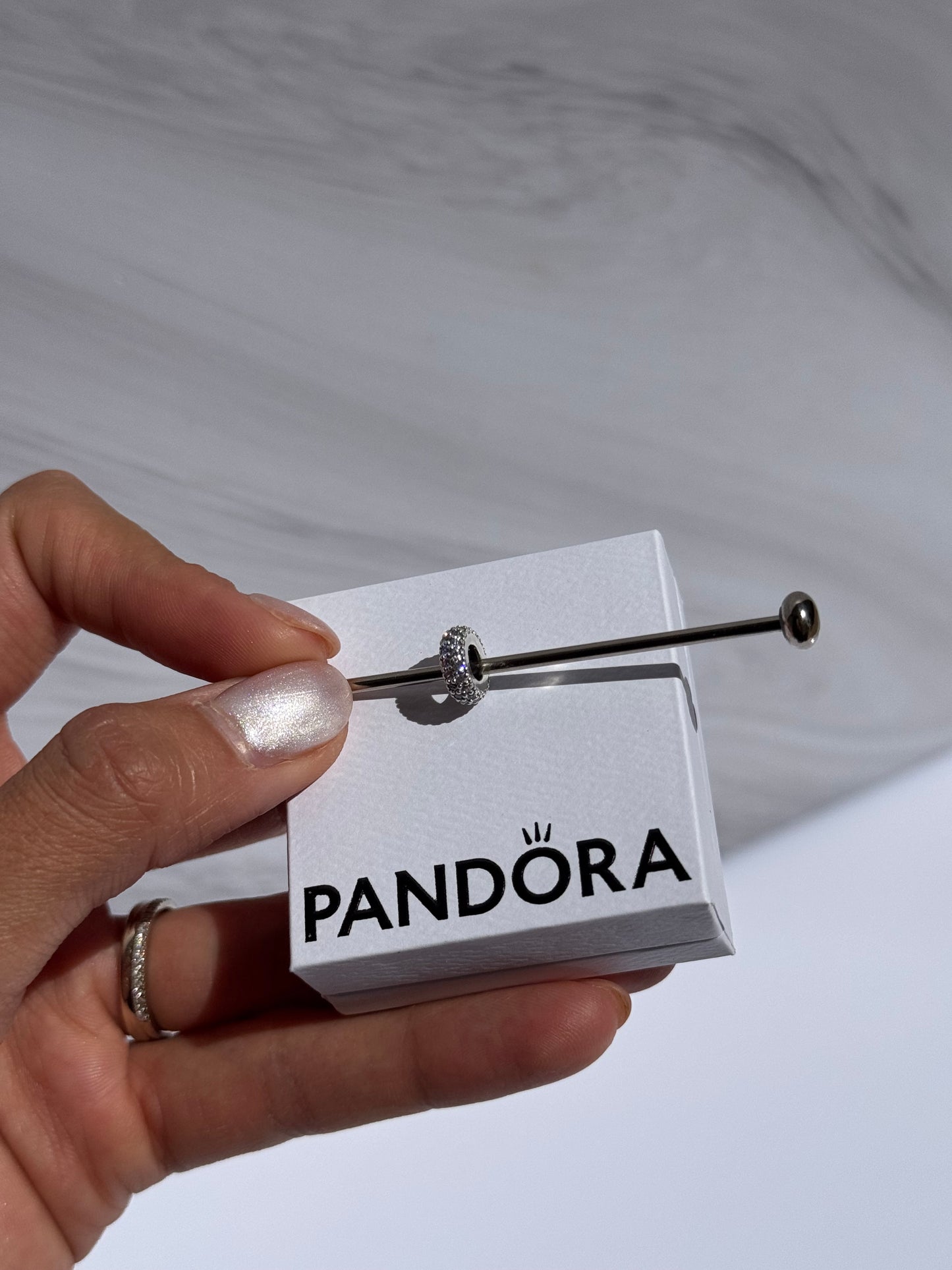Charm Separador Brillante Transparente PANDORA