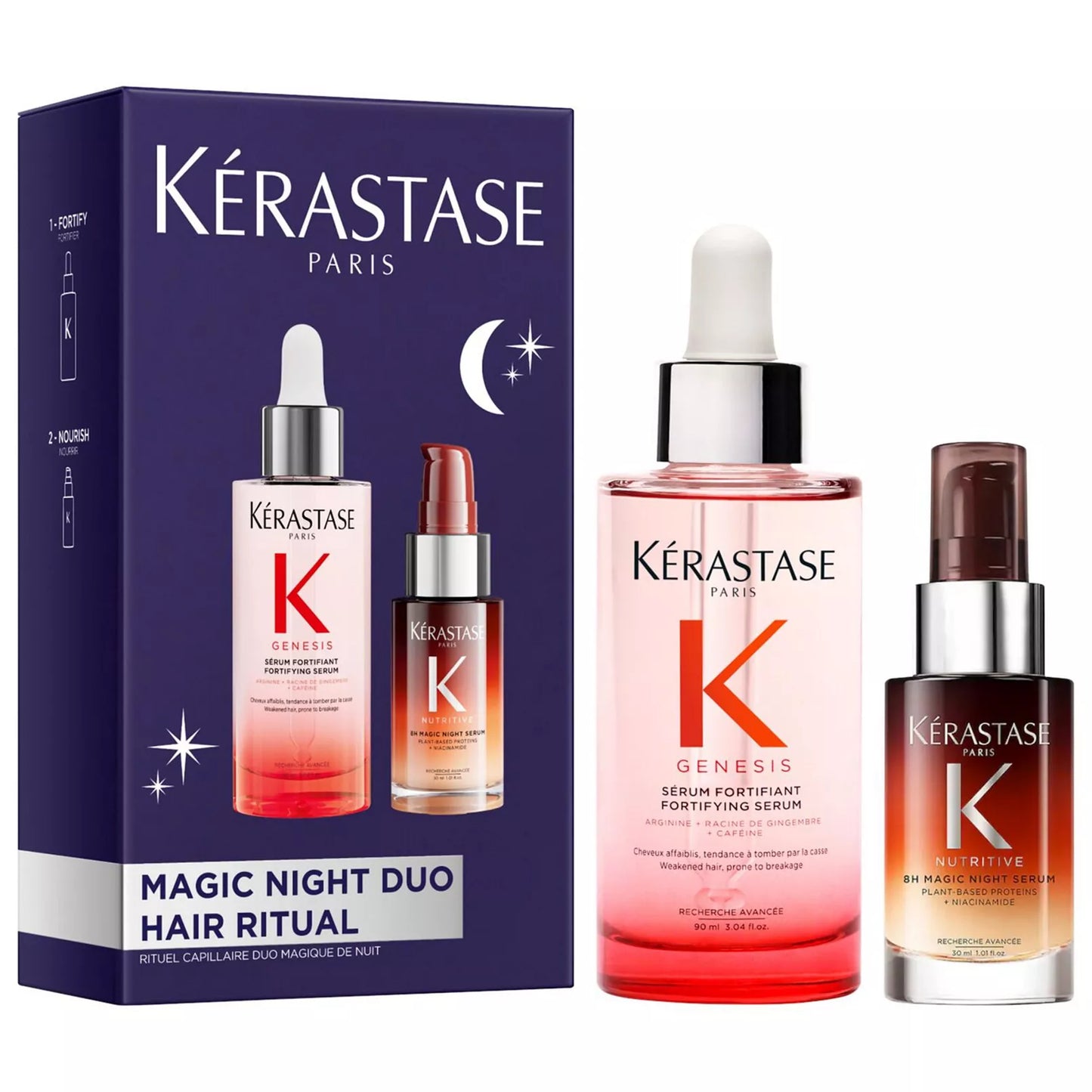 Sephora logoNew Logo Kerastase Genesis Serum & Mini 8H Magic Night Serum Hair Gift Set
