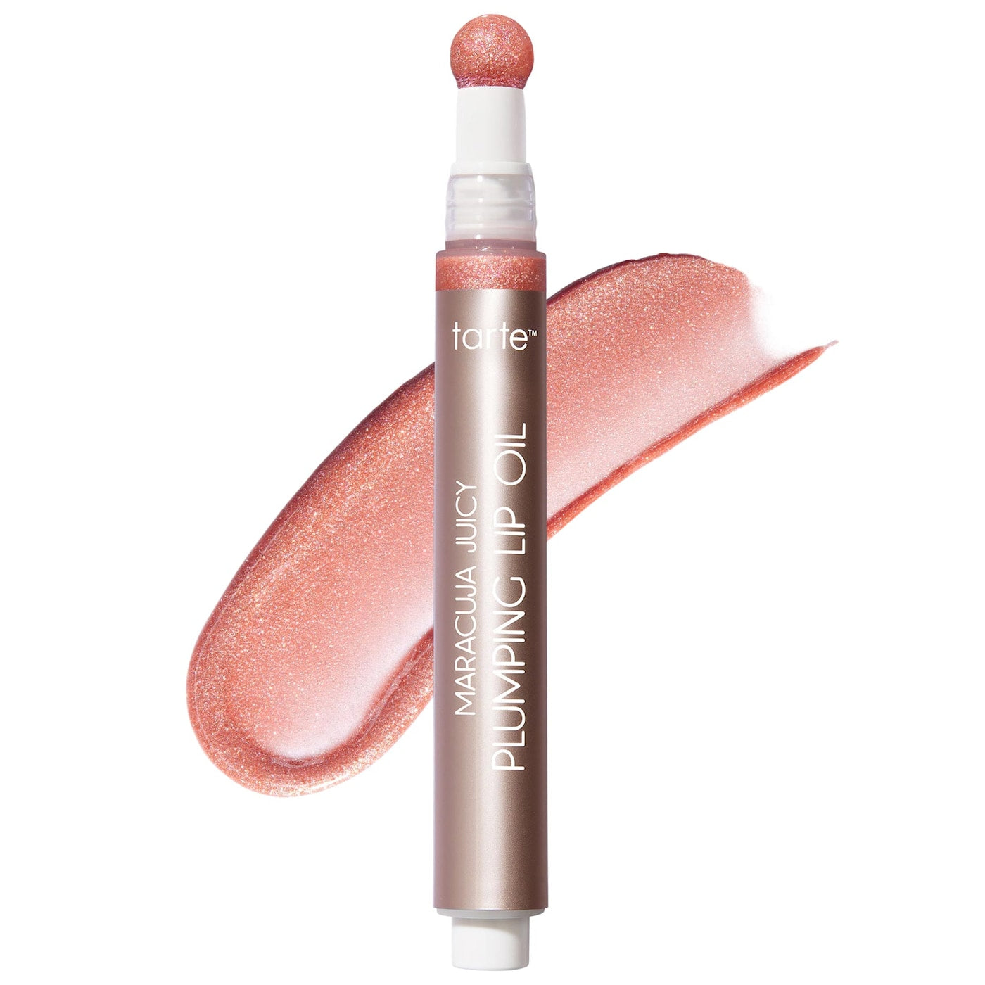 Maracuja juicy plumping lip oil- Tarte tono Shimmering Daffodil